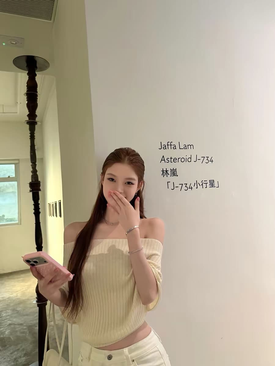 안녕하세요. 팬 팬 감기 흰색 피부 아름다운 품격 뽕나무 누에 실크 양모 혼방 오프숄더 둘 착용 니트 맨위 상세 이미지 1