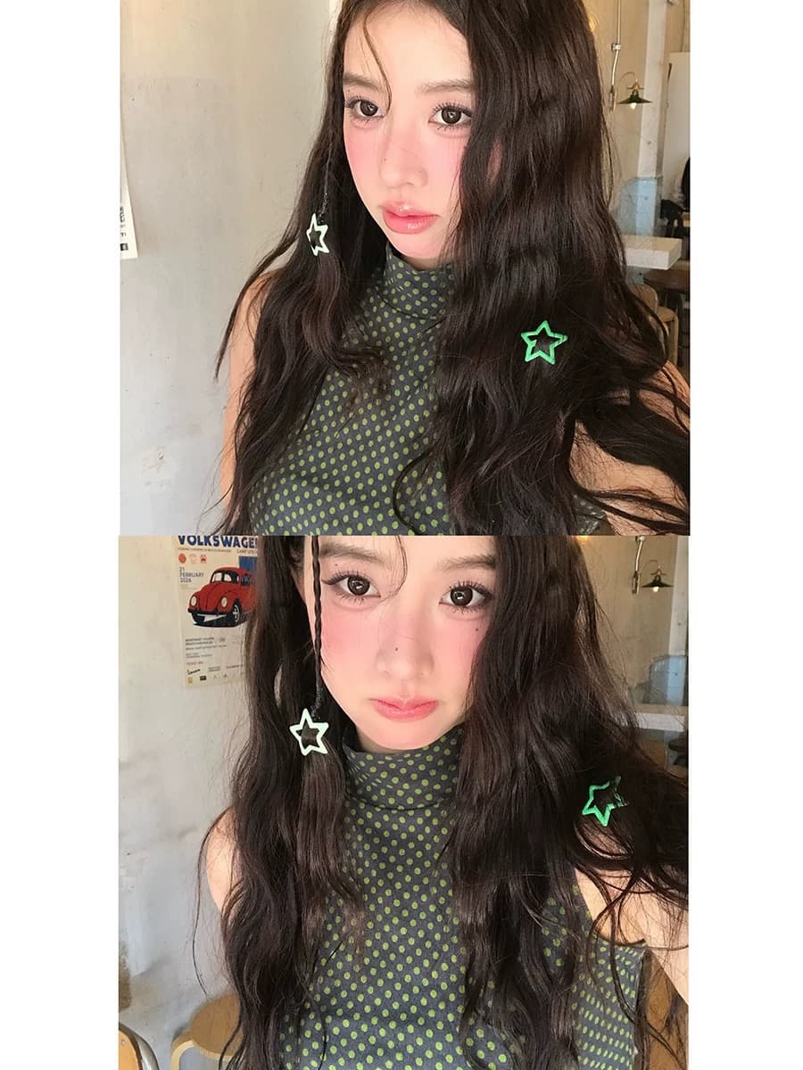 달콤한 도움말 직접 만든 도트 무늬 민소매 맨위 여성 여름 외출용 항구 바람 레트로 티셔츠 디자인 센스 반하이넥 조끼 상세 이미지 5