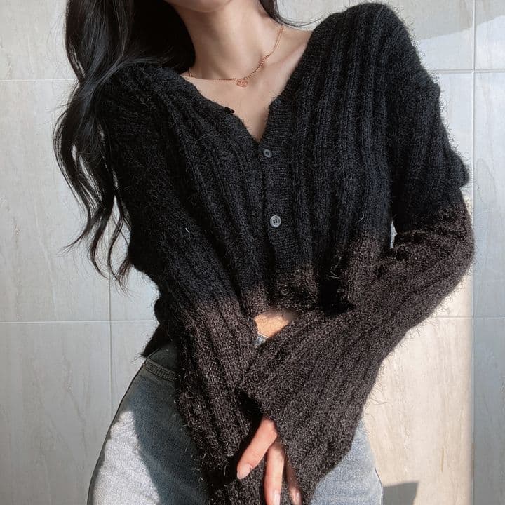 한 부서 chic 부드러운 찹쌀 모방 밍크 플리스 쇼트 스타일 오픈 가디건 스웨터 작은 열림 셔츠 여성 v 칼라 루즈핏 니트 재킷 상세 이미지 23