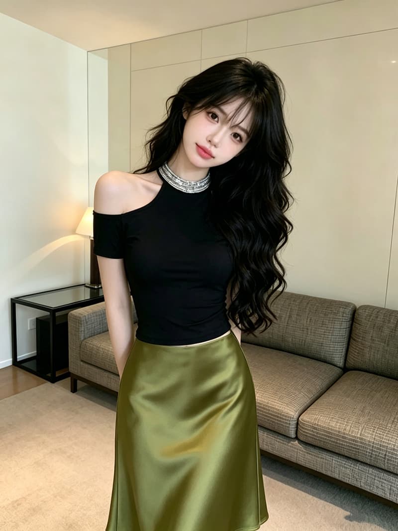 있음 보호 여름 켜기 새로운 순수한 욕망 섹시함 로얄 자매 맨위 여성 양성 및 음성 둘 착용 오프숄더 흔들다 훈련 행침 목 반팔 티셔츠 여성 상세 이미지 4