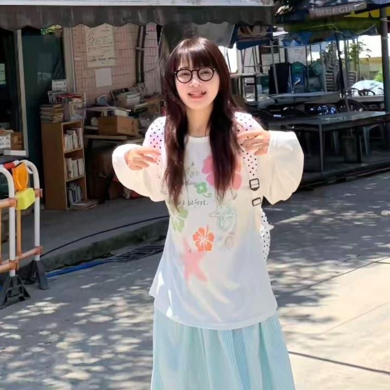 긴팔 티셔츠 태양 보호 셔츠 기본 셔츠 블라우스 통기성 루즈핏 상세 이미지 1