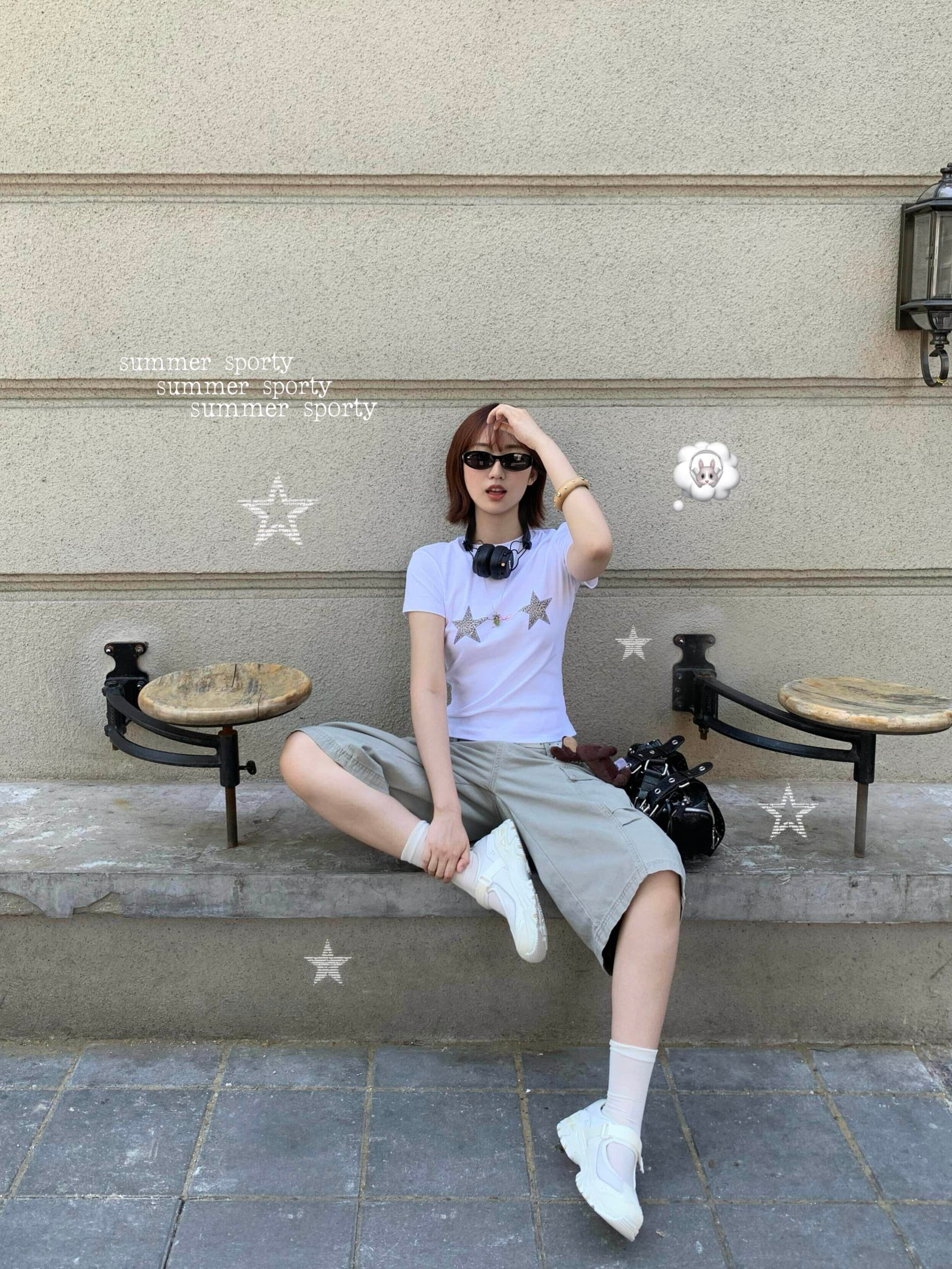 아메리칸 레트로 레오파드 무늬 별 프린트 긍정적 인 어깨 반팔 티셔츠 여성 여름 핫걸 몸매 가꾸기 쇼트 스타일 느긋한 맨위 트렌디