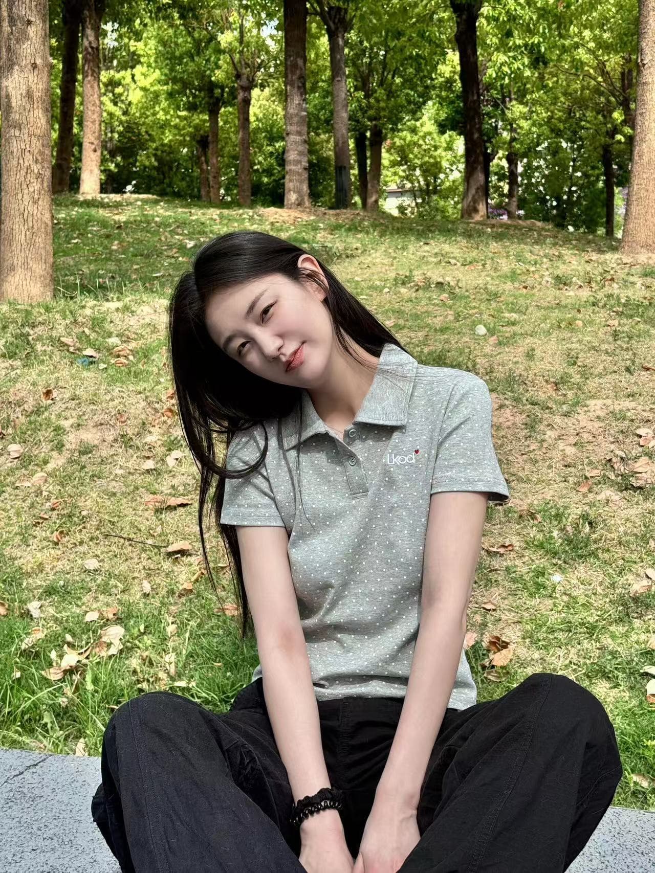 아메리칸 레트로 POLO 셔츠 전체 인쇄 도트 무늬 반팔 티셔츠 여성 여름 몸매 가꾸기 슬림해 보이는 운동 미니멀리즘 긍정적 인 어깨 의류