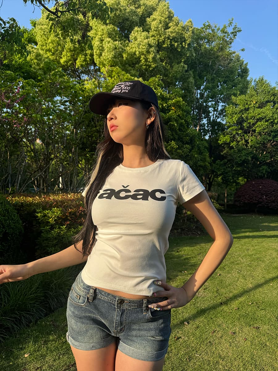 화이트 알파벳 프린트 반팔 티셔츠 여성 여름 아메리칸 루즈핏 순면 디자인 센스 작은 대중 라운드 넥 반소매 맨위 이미지 4