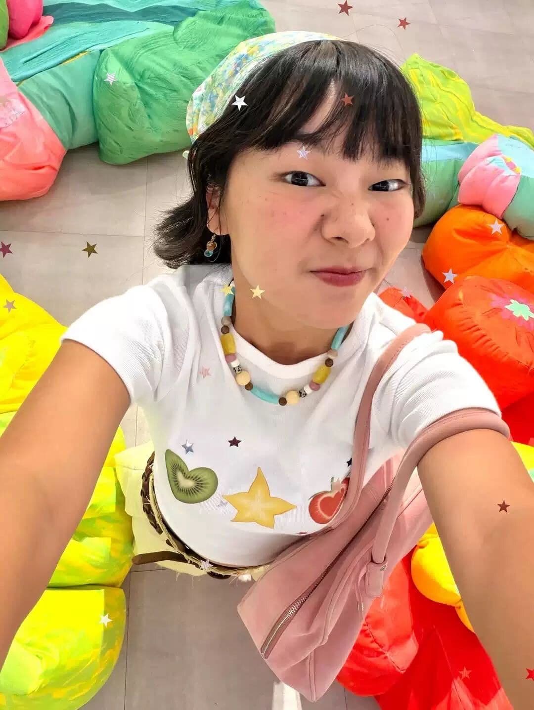 한 부서 ins 작은 대중 재미있는 과일 컬렉션 프린트 긍정적 인 어깨 반팔 티셔츠 여성 여름 핫걸 몸매 가꾸기 쇼트 스타일 맨위 상세 이미지 5