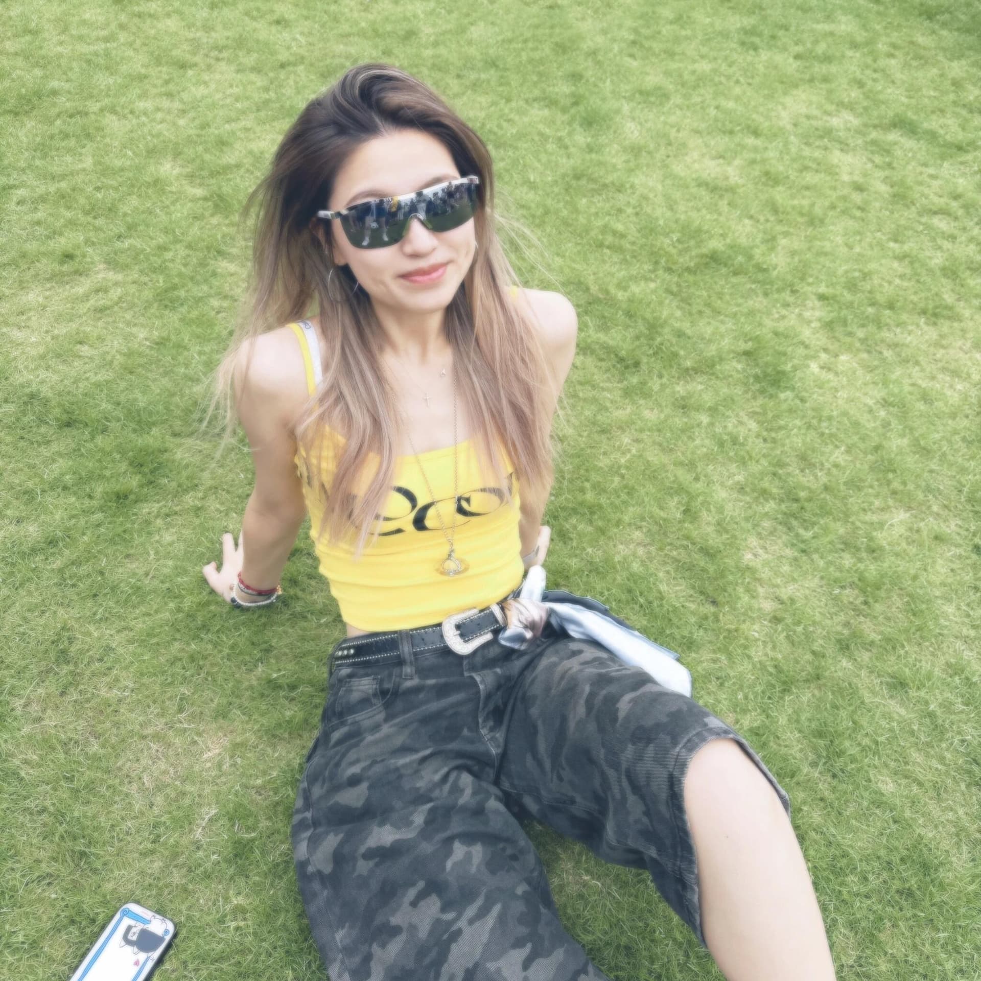 아메리칸 핫걸 디자인 센스 알파벳 프린트 캐미솔 여름 연령 감소 슬림해 보이는 몸매 가꾸기 슬림해 보이는 쇼트 스타일 맨위 이미지 5