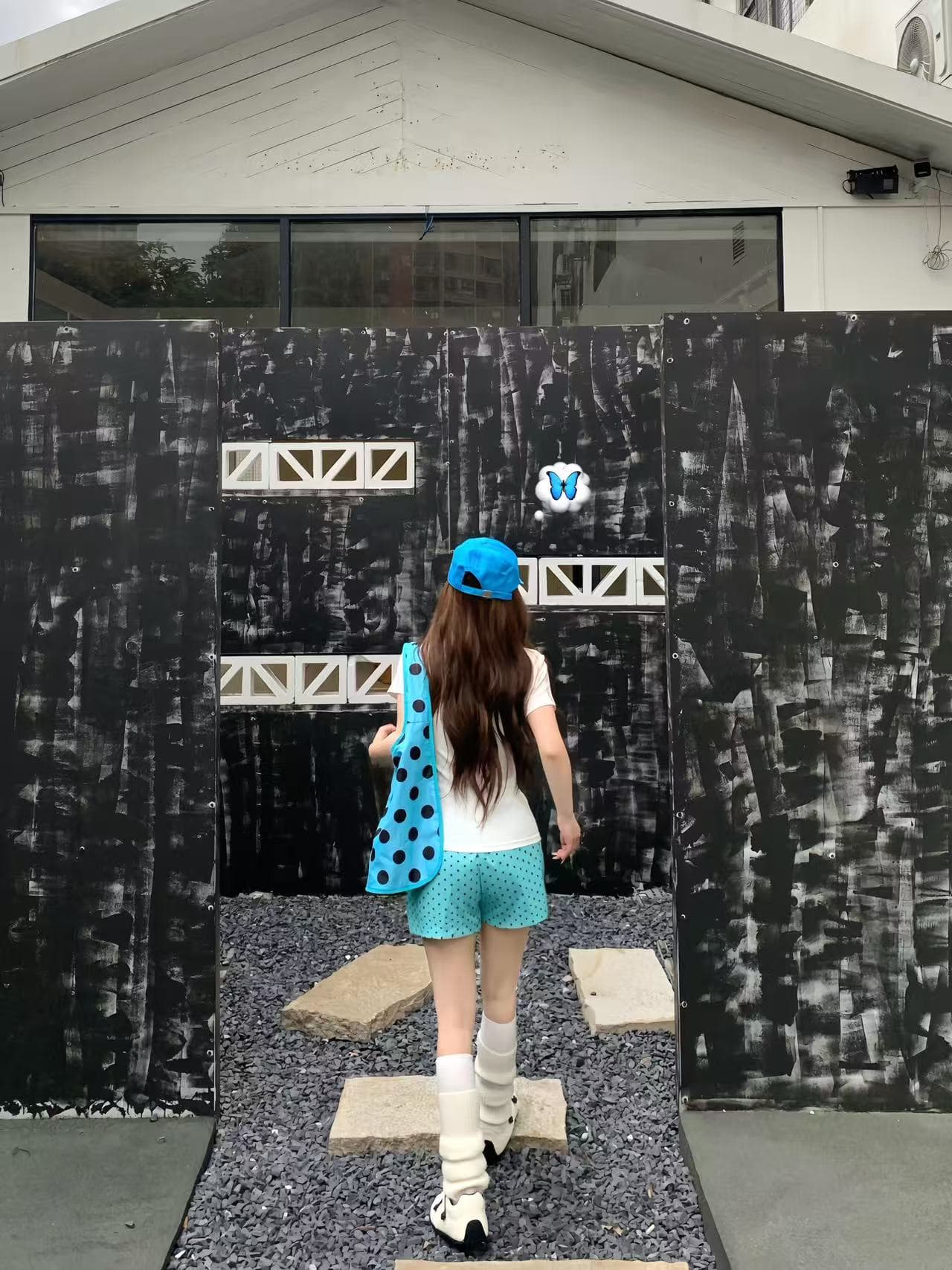 아메리칸 알파벳 달콤한 핫걸 반팔 티셔츠 여성 2026 여름 새로운 몸매 가꾸기 슬림해 보이는 쇼트 스타일 허리 수축 타이트 맨위 이미지 2