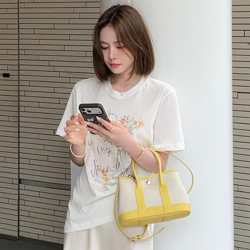 한 부서 꽃 반팔 티셔츠 여성 여름 새로운 캐주얼 다용도 루즈핏 슬림해 보이는 디자인 센스 패션 맨위 상세 이미지 1