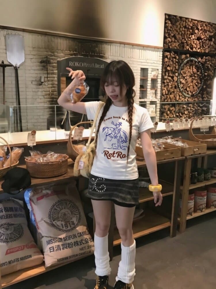 아메리칸 레트로 패치워크 알파벳 화이트 반팔 티셔츠 여성 여름 몸매 가꾸기 슬림해 보이는 디자인 센스 다용도 캐주얼 맨위 상세 이미지 4