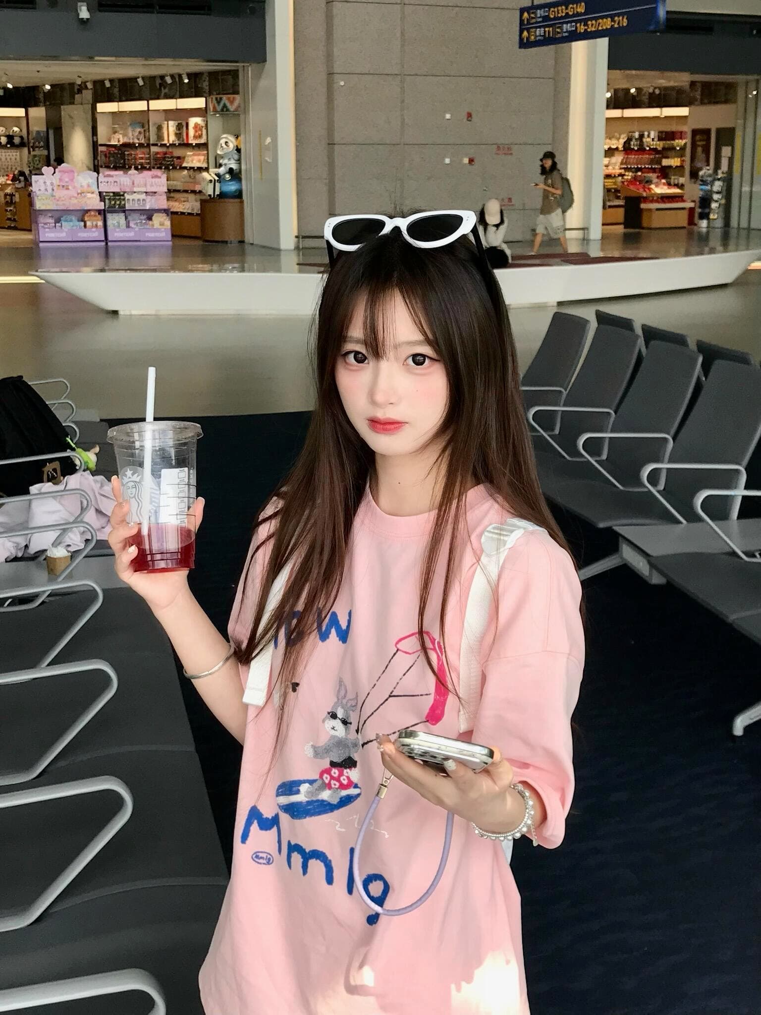 2026 여름 새로운 순면 반팔 티셔츠 재미있는 패턴 프린트 여성 루즈핏 맨위