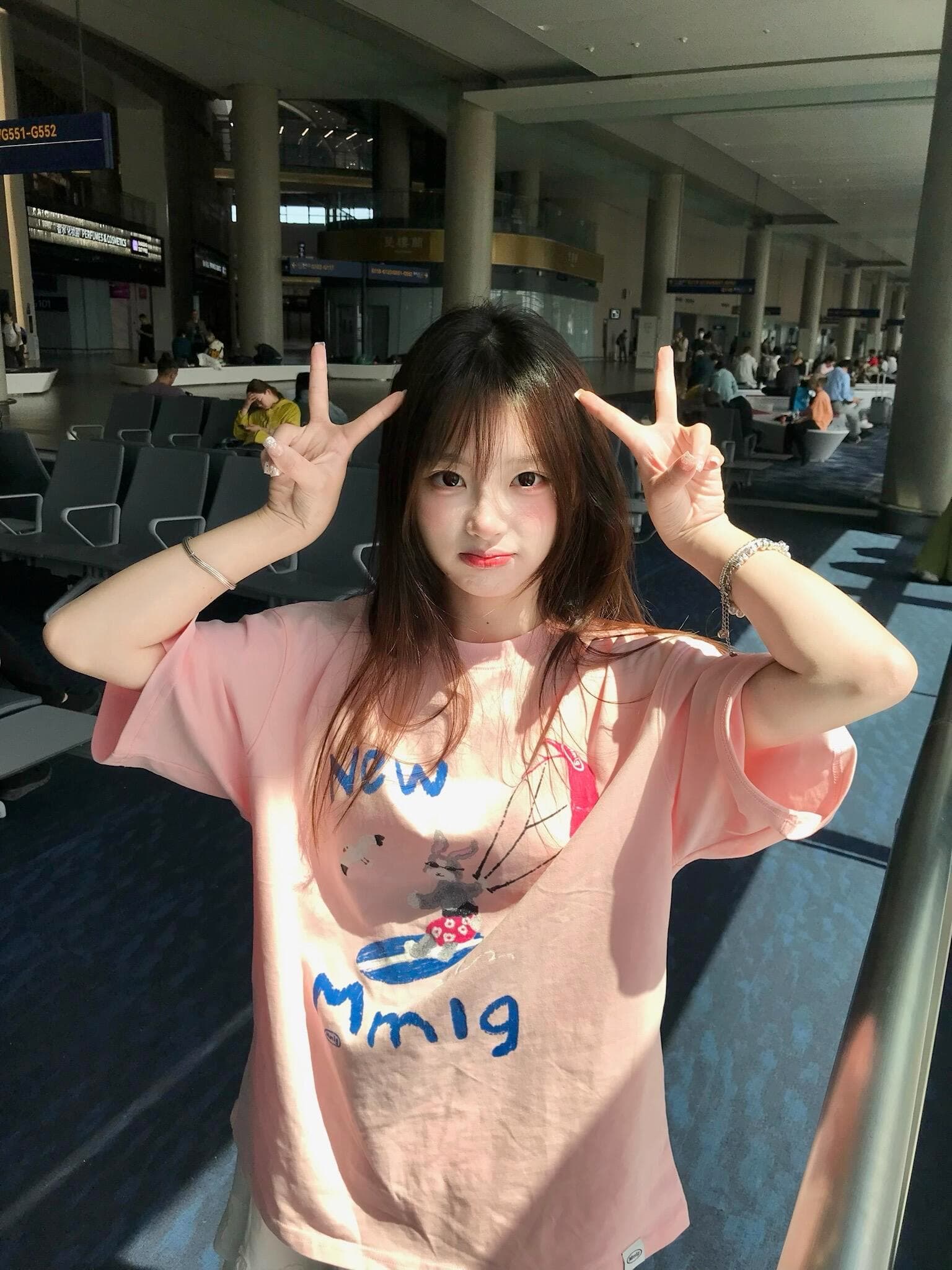 2026 여름 새로운 순면 반팔 티셔츠 재미있는 패턴 프린트 여성 루즈핏 맨위 이미지 2