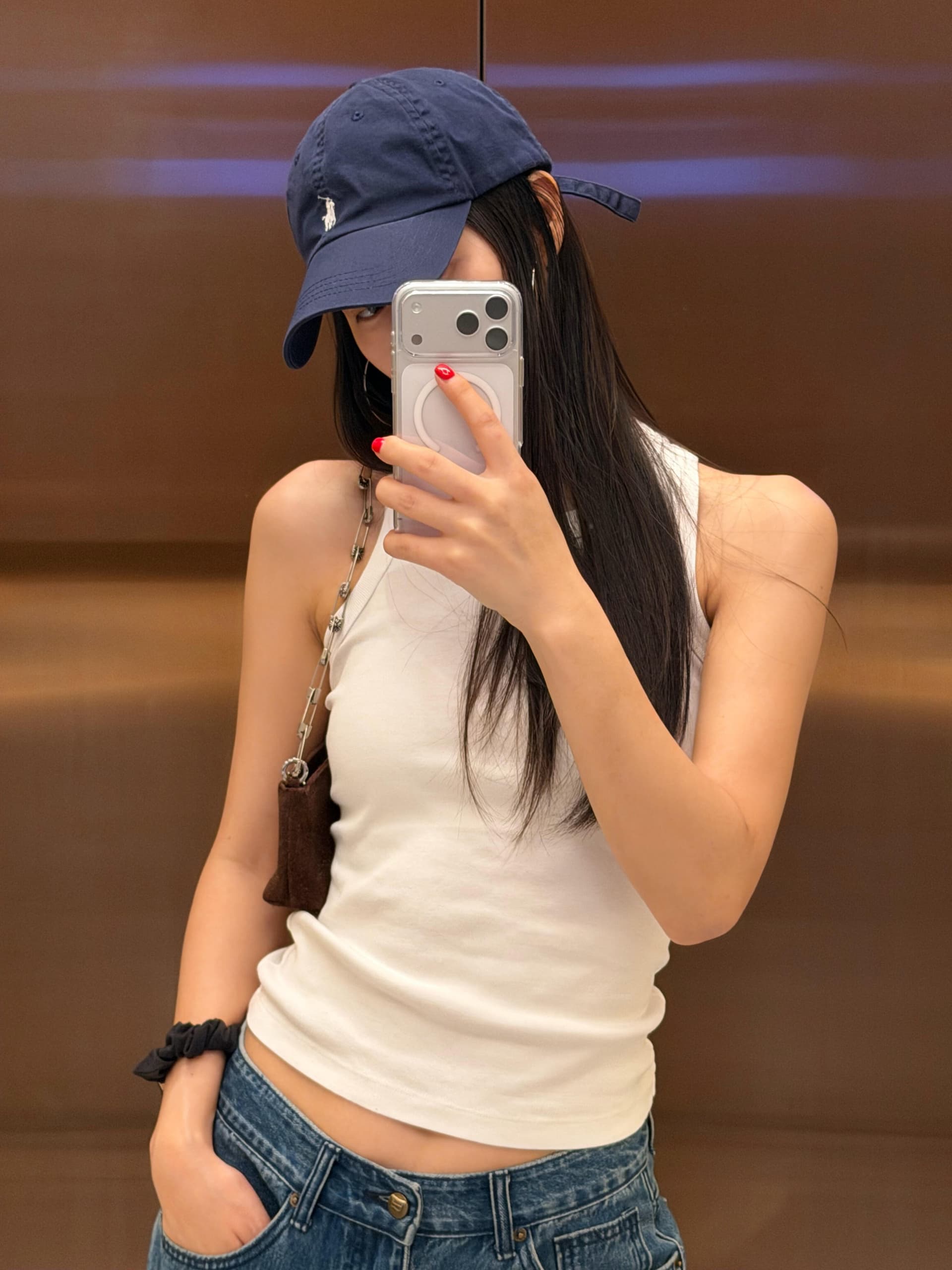 화이트 단어 캐미솔 여름 외출용 라운드 넥 신축성 몸매 가꾸기 핫걸 쇼트 스타일 어깨 인사이드 가져 가라. 민소매 맨위 이미지 2