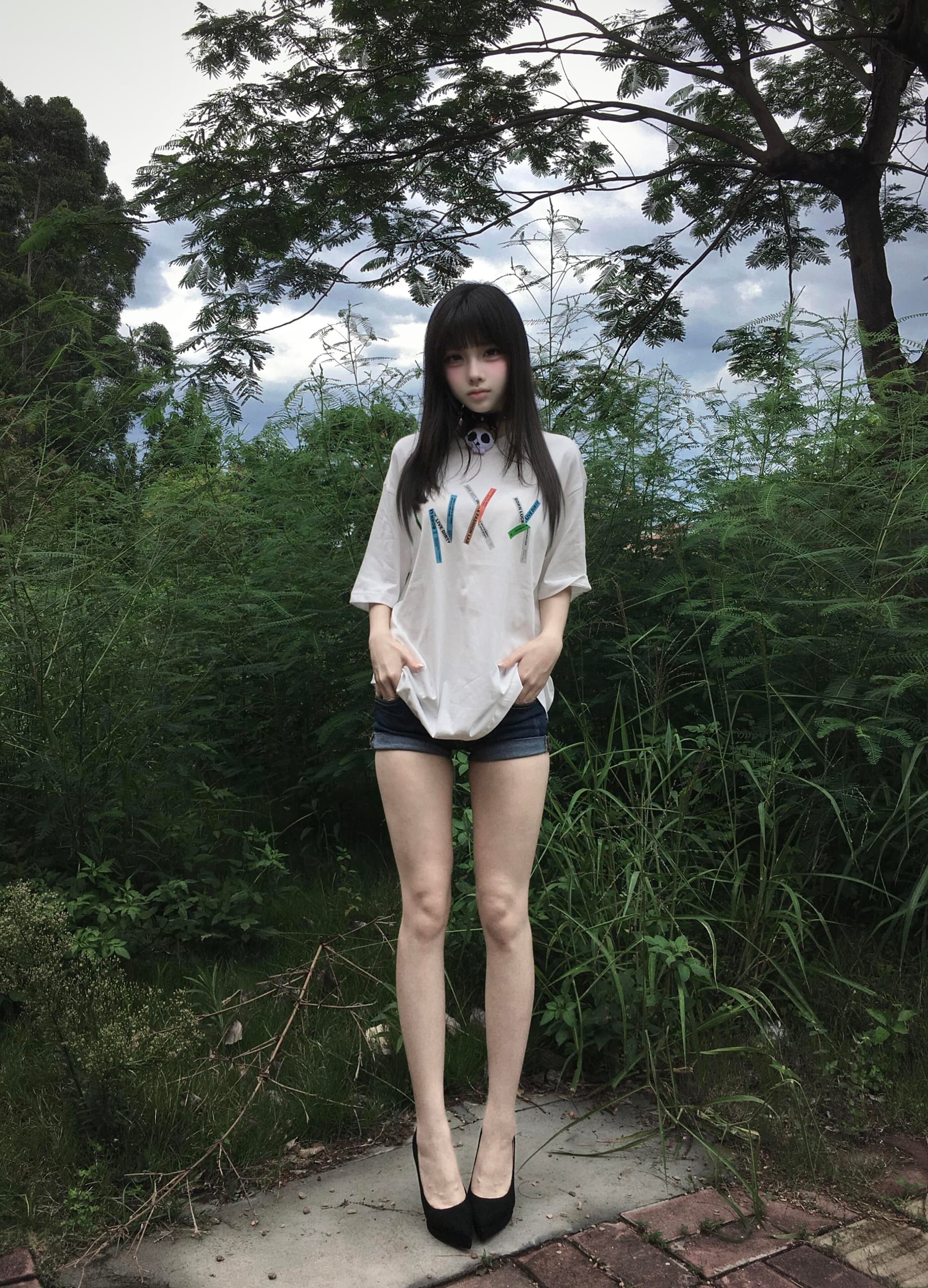 아메리칸 높음 거리 색상 알파벳 프린트 반팔 티셔츠 여성 여름 착용 가져 가라. 자이언트 잘 생긴 느긋한 표지 고기 슬림해 보이는 맨위 상세 이미지 4