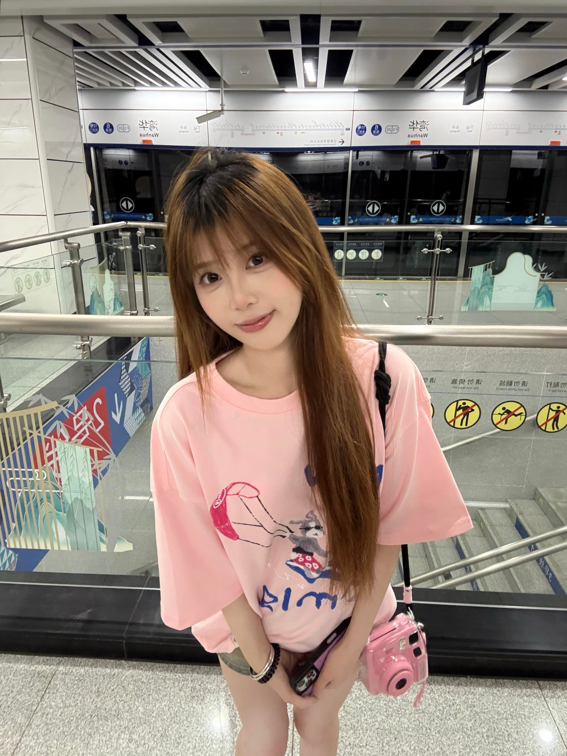 2026 여름 새로운 순면 반팔 티셔츠 재미있는 패턴 프린트 여성 루즈핏 맨위 이미지 3