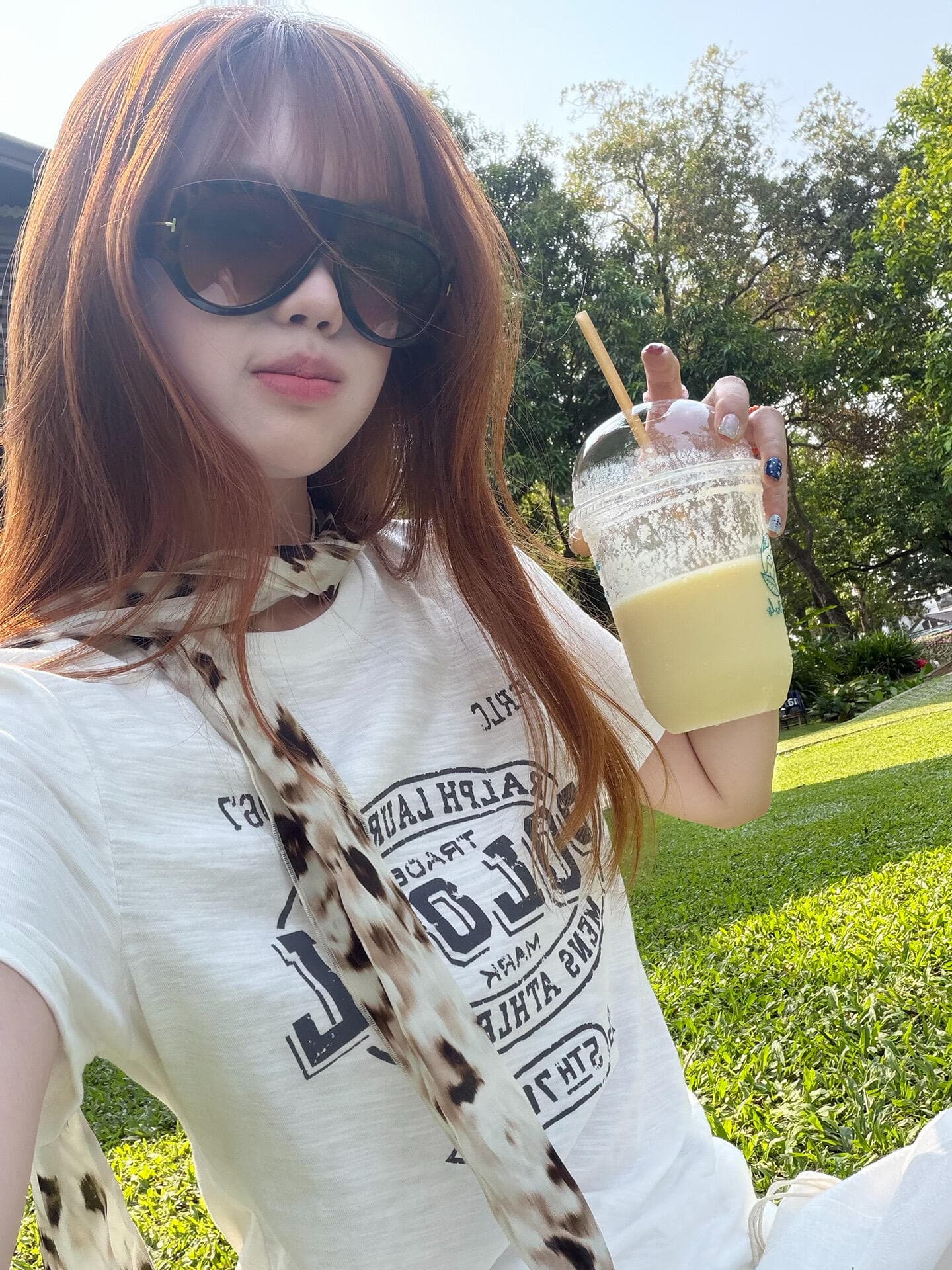 아메리칸 레트로 대나무 마디 면 프린트 반팔 티셔츠 여성 여름 새로운 맨위 루즈핏 이미지 2