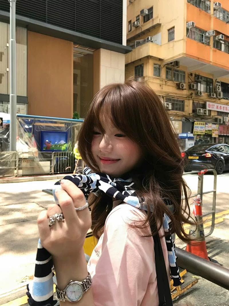 아메리칸 긍정적 인 어깨 반팔 핑크색 티셔츠 여성 한 부서 슈퍼 잘 생긴 디자인 센스 쇼트 스타일 고유 한 아름다운 초여름 작은 맨위 상세 이미지 3