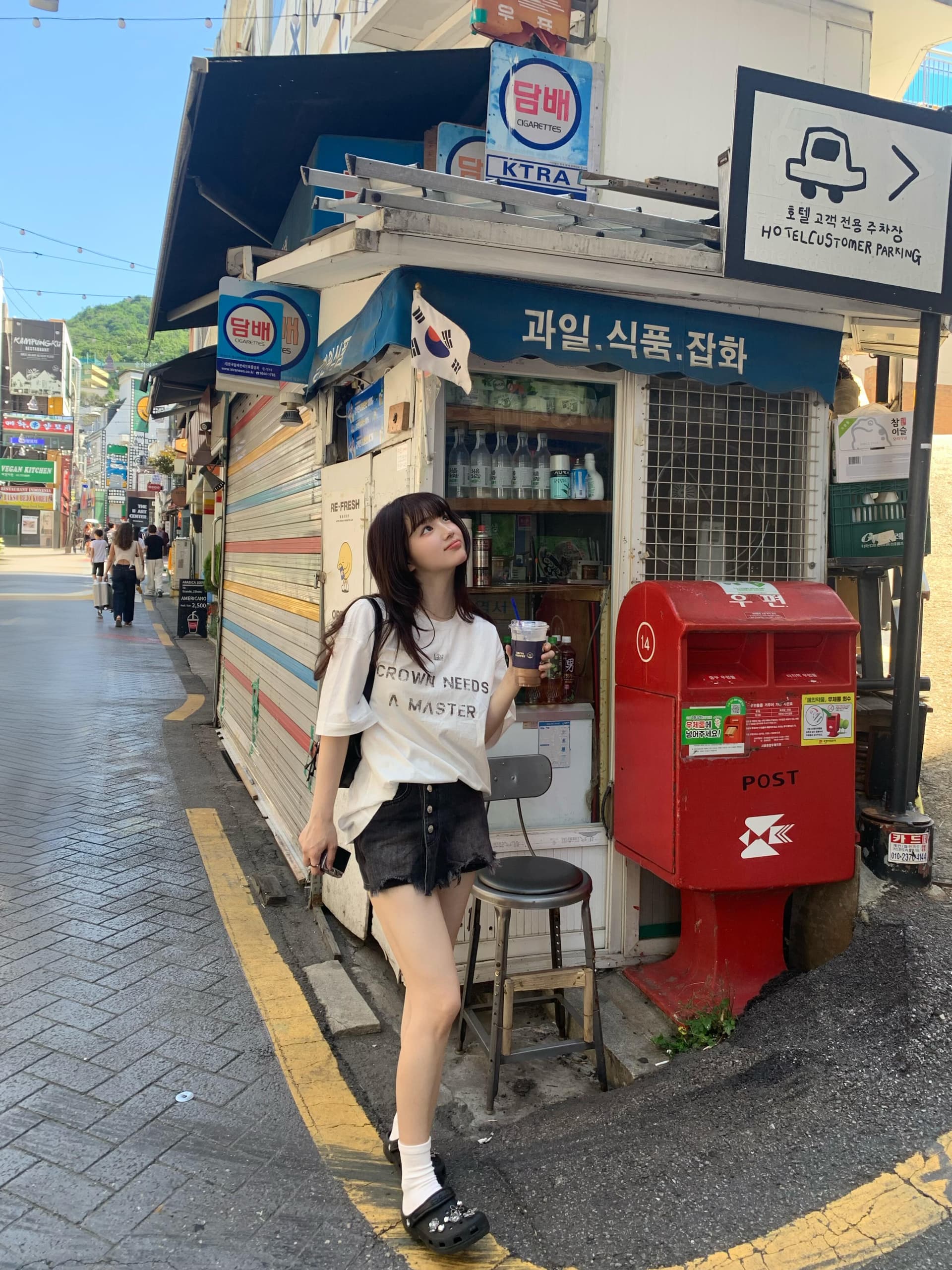 아메리칸 레트로 알파벳 반팔 티셔츠 여성 여름 새로운 캐주얼 다용도 루즈핏 패션 슬림해 보이는 맨위 트렌디 상세 이미지 4