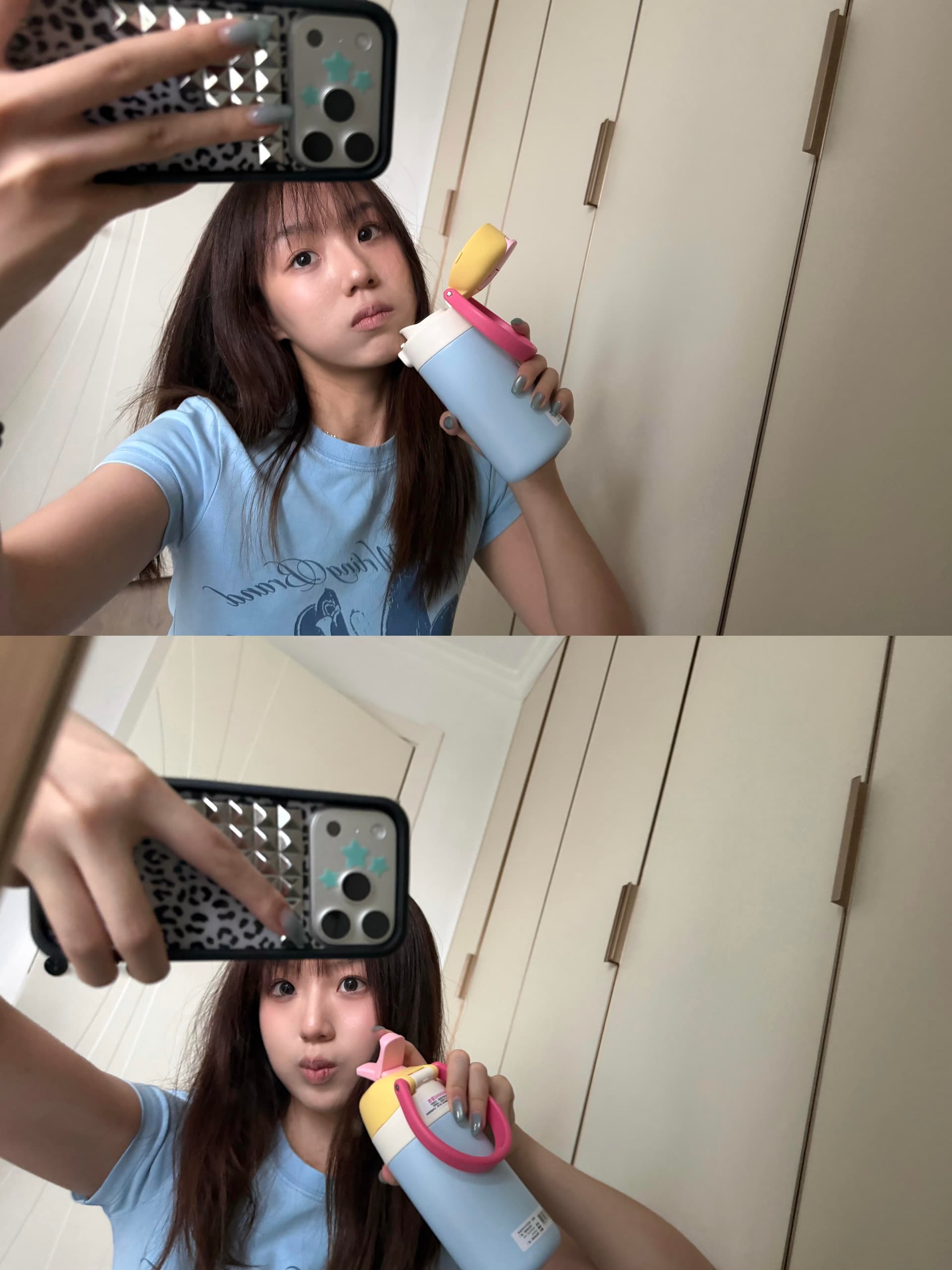 레트로 수채화 백합 꽃 긍정적 인 어깨 반팔 티셔츠 한 부서 몸매 가꾸기 슬림해 보이는 다용도 맨위 여성 상세 이미지 3