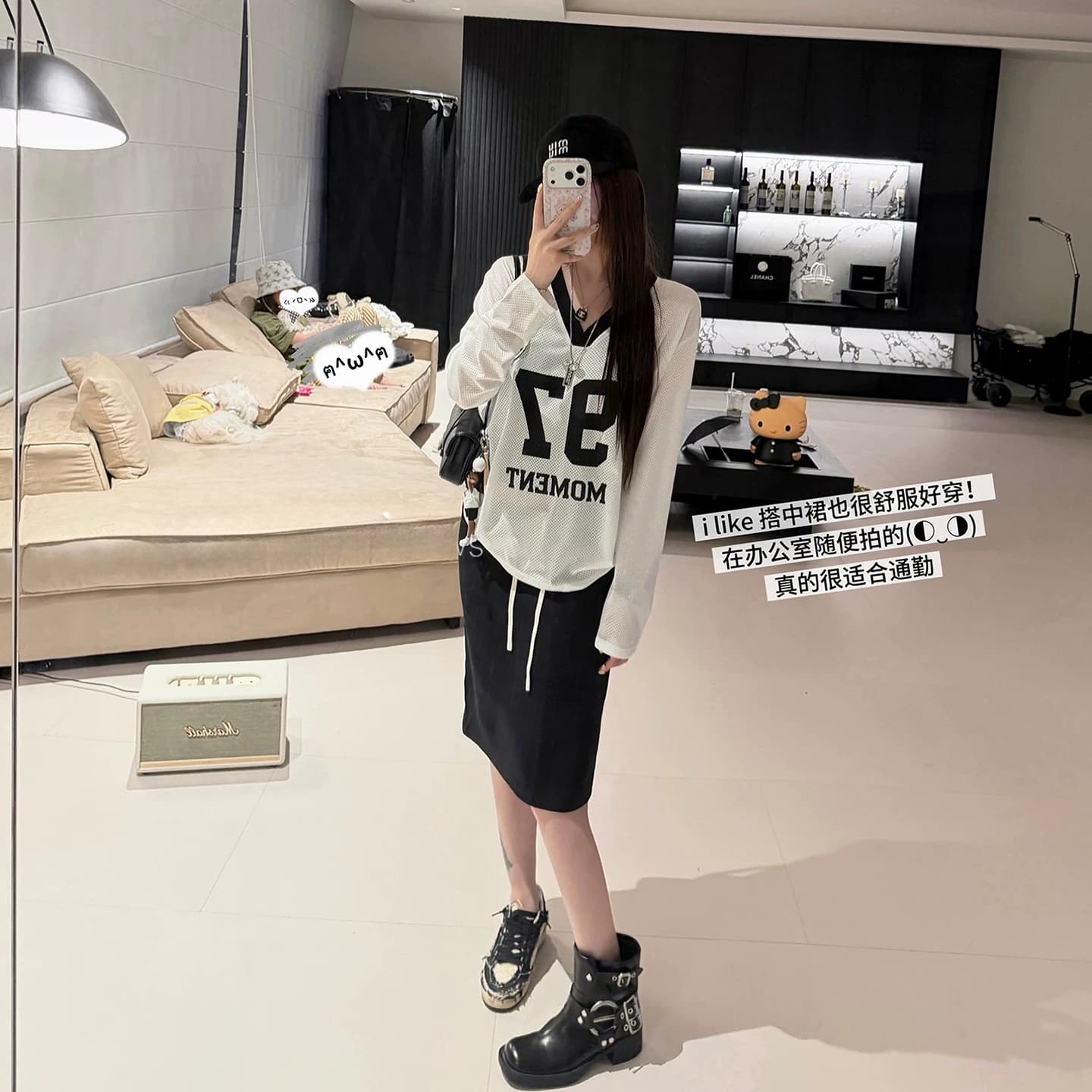 아메리칸 티셔츠 여름 인터넷 얼굴 통기성 루즈핏 긴팔 자외선 차단 블라우스 여성 상세 이미지 2