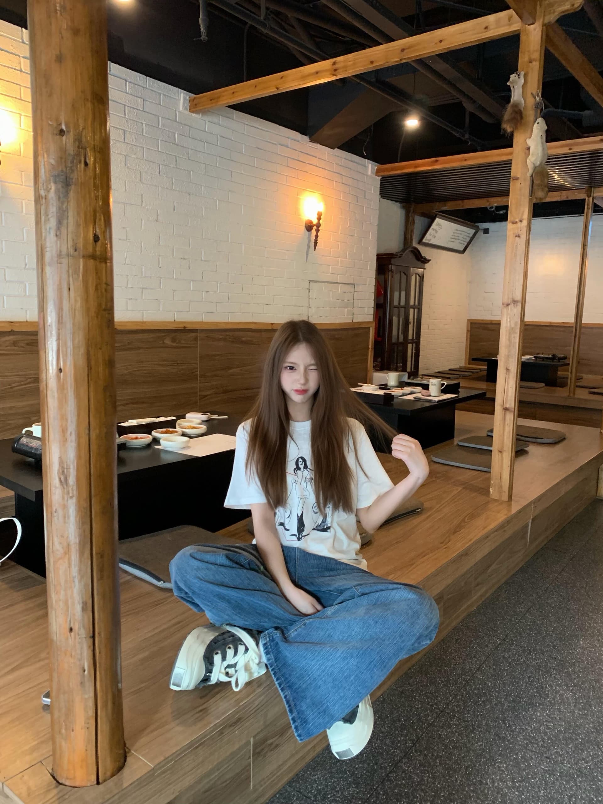 달팽이 소녀 대나무 마디 순면 화이트 반팔 티셔츠 여성 여름 디자인 센스 작은 대중 루즈핏 다용도 반소매 맨위 상세 이미지 4