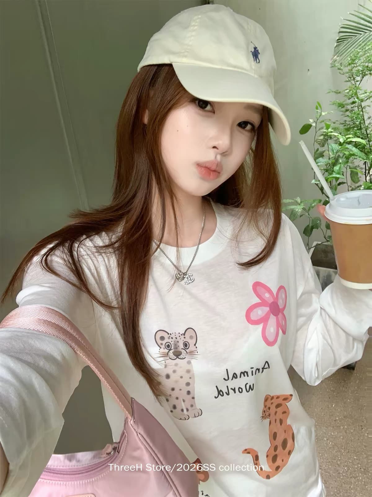 한 부서 재미있는 만화 자외선 차단 블라우스 긴팔 티셔츠 여성 여름 새로운 캐주얼 다용도 루즈핏 맨위 트렌디 이미지 3