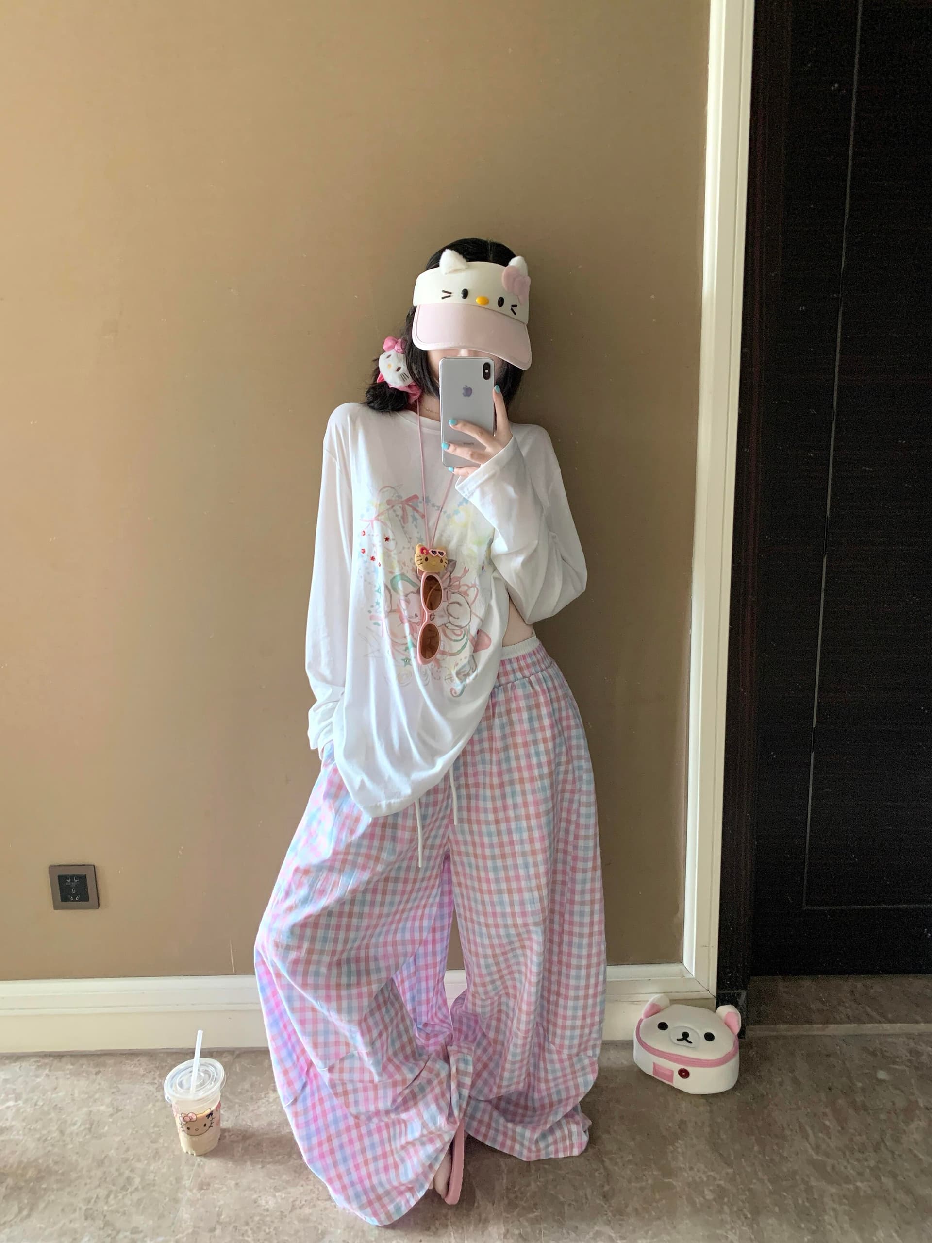 아메리칸 한 부서 화이트 긴팔 티셔츠 자외선 차단 블라우스 여성 여름 외부 가져 가라. 루즈핏 마이크로 ~을 통해 얇은 스타일 맨위 디자인 센스 상세 이미지 2
