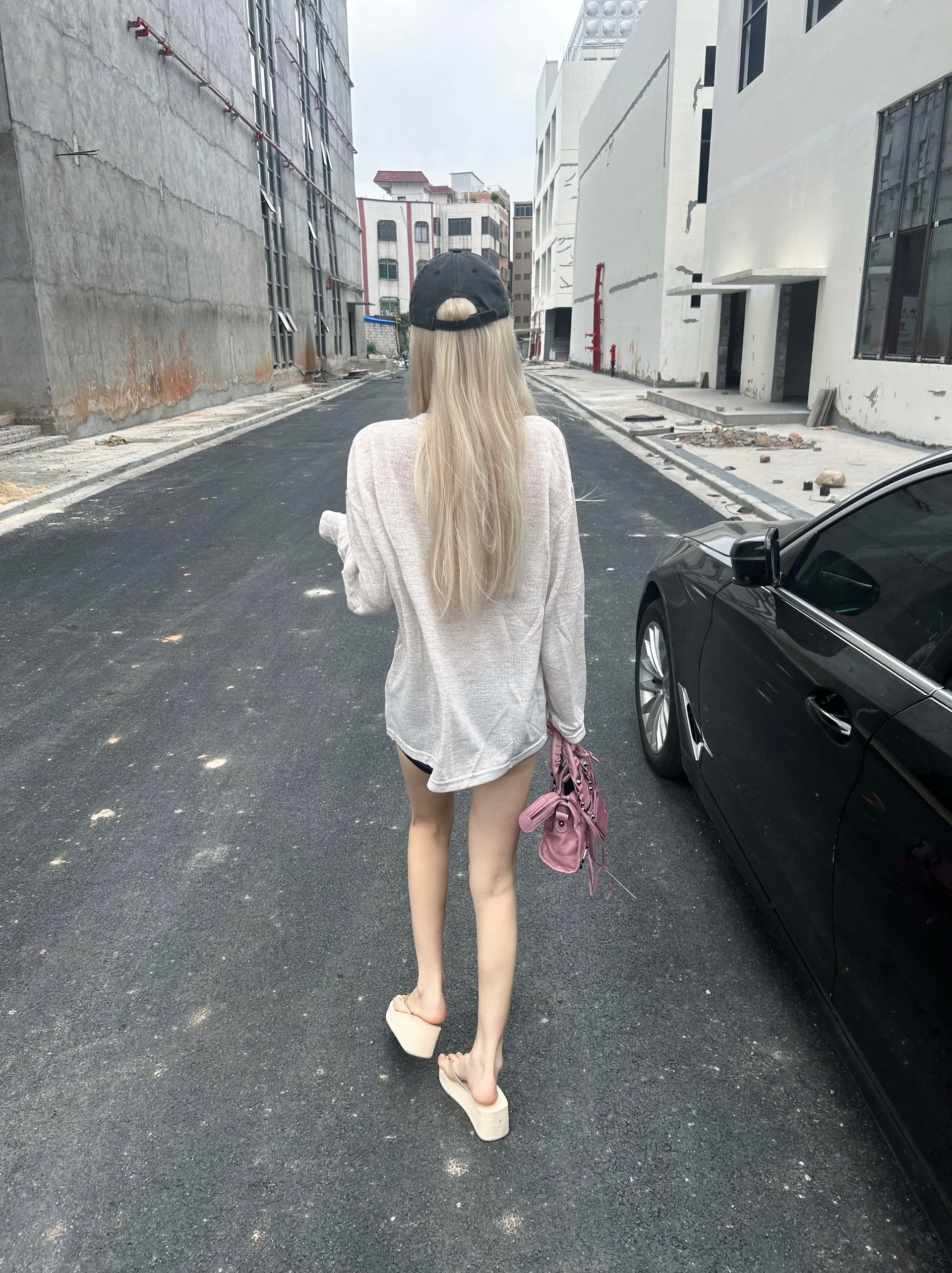 꽃무늬 나비 페인팅 블라우스 얇은 스타일 물리학 자외선 차단 남녀 국가 트렌디 웃음 하 트렌드 외출용 긴팔 맨위 상세 이미지 5