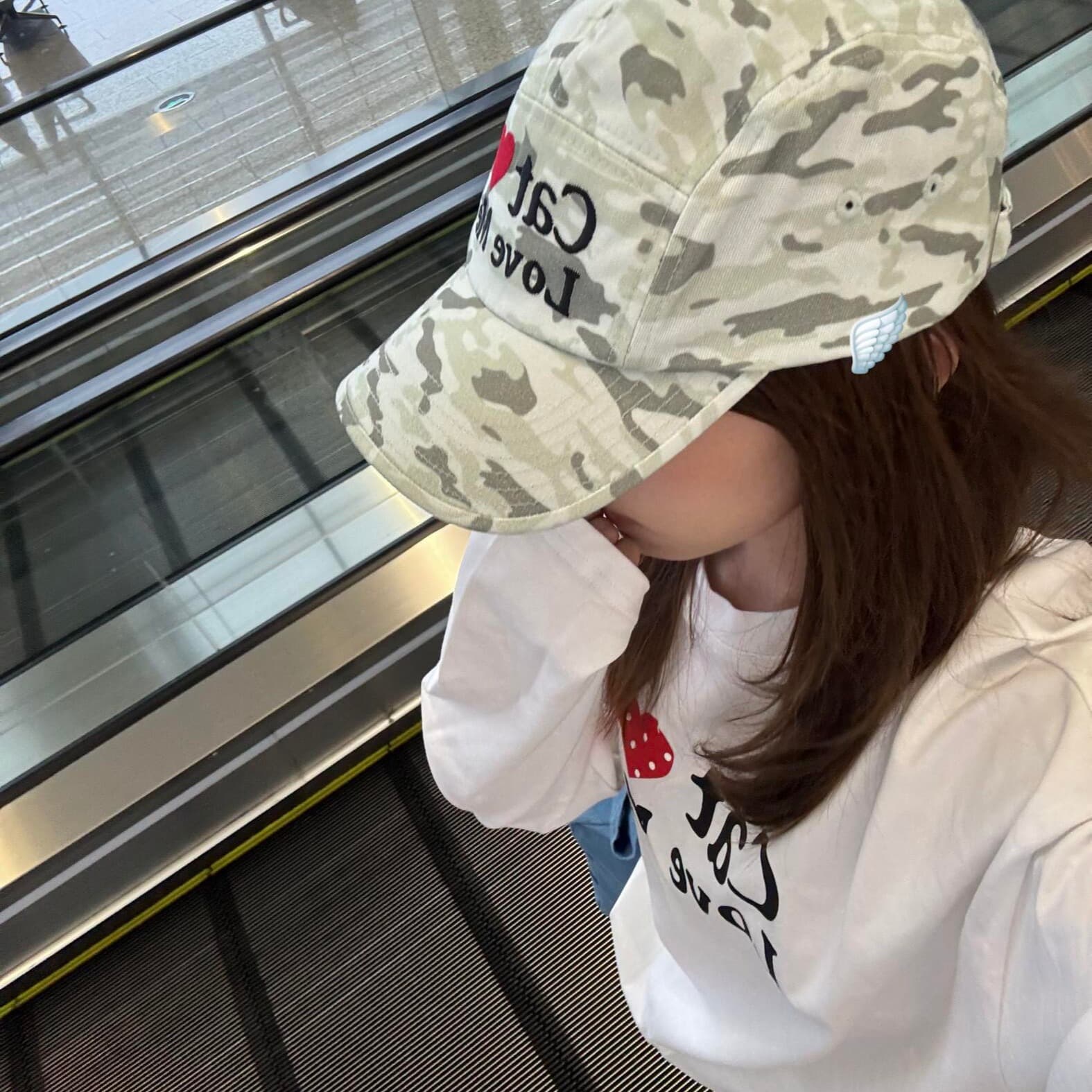 작은 대중 미니멀리즘 고양이 개 나를 사랑해. 프린트 느긋한 캐주얼 루즈핏 순면 편안함 긴팔 티셔츠 맨위 여성 이미지 5