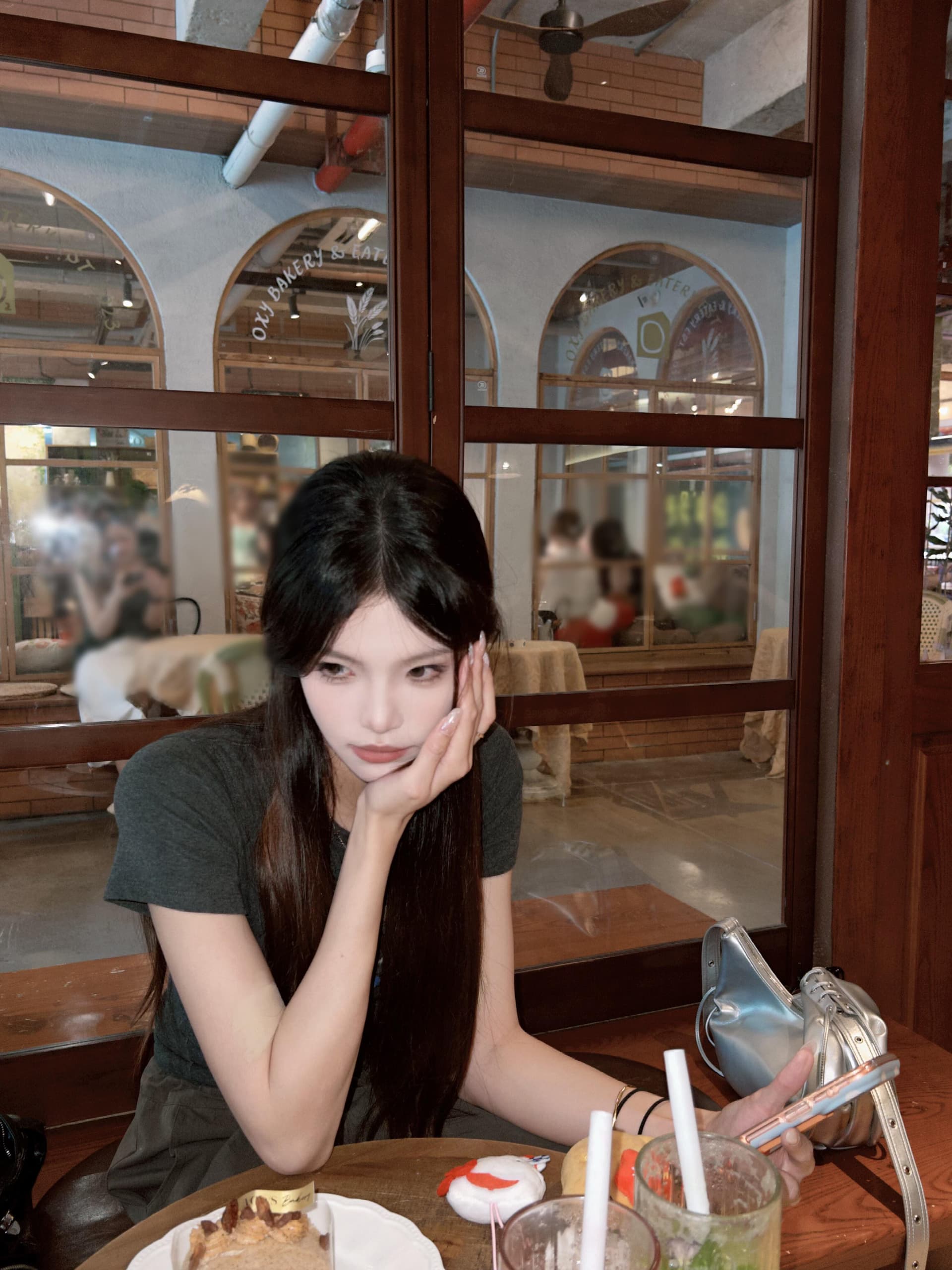 핫걸 아메리칸 레트로 낙서 몸매 가꾸기 반팔 티셔츠 여성 jazz2026 Z아 어깨 작은 맨위 상세 이미지 4
