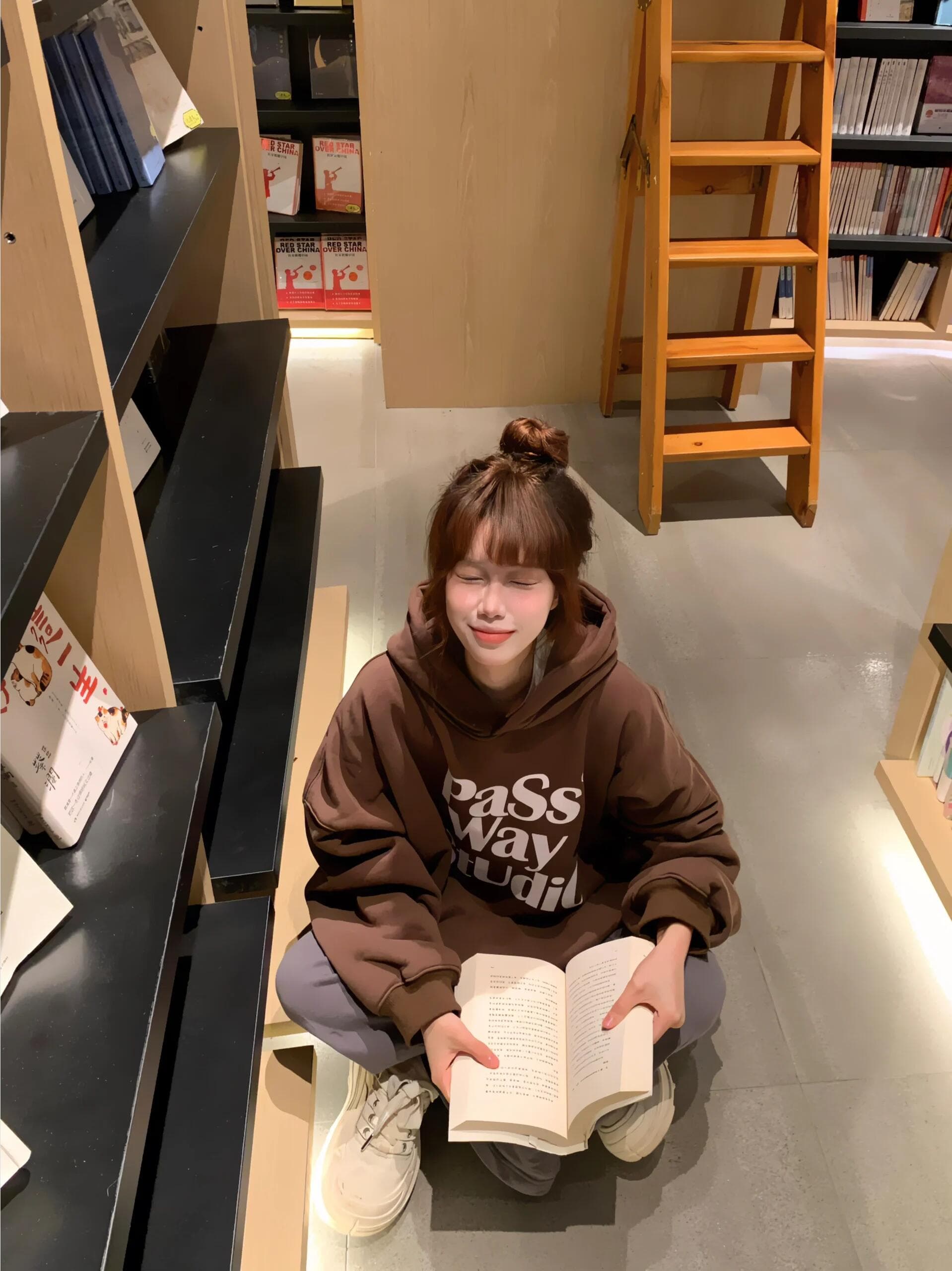 후드 티 스웨터 국가 조수 브랜드 남녀 루즈핏 캐주얼 가을 겨울 재킷 이미지 2