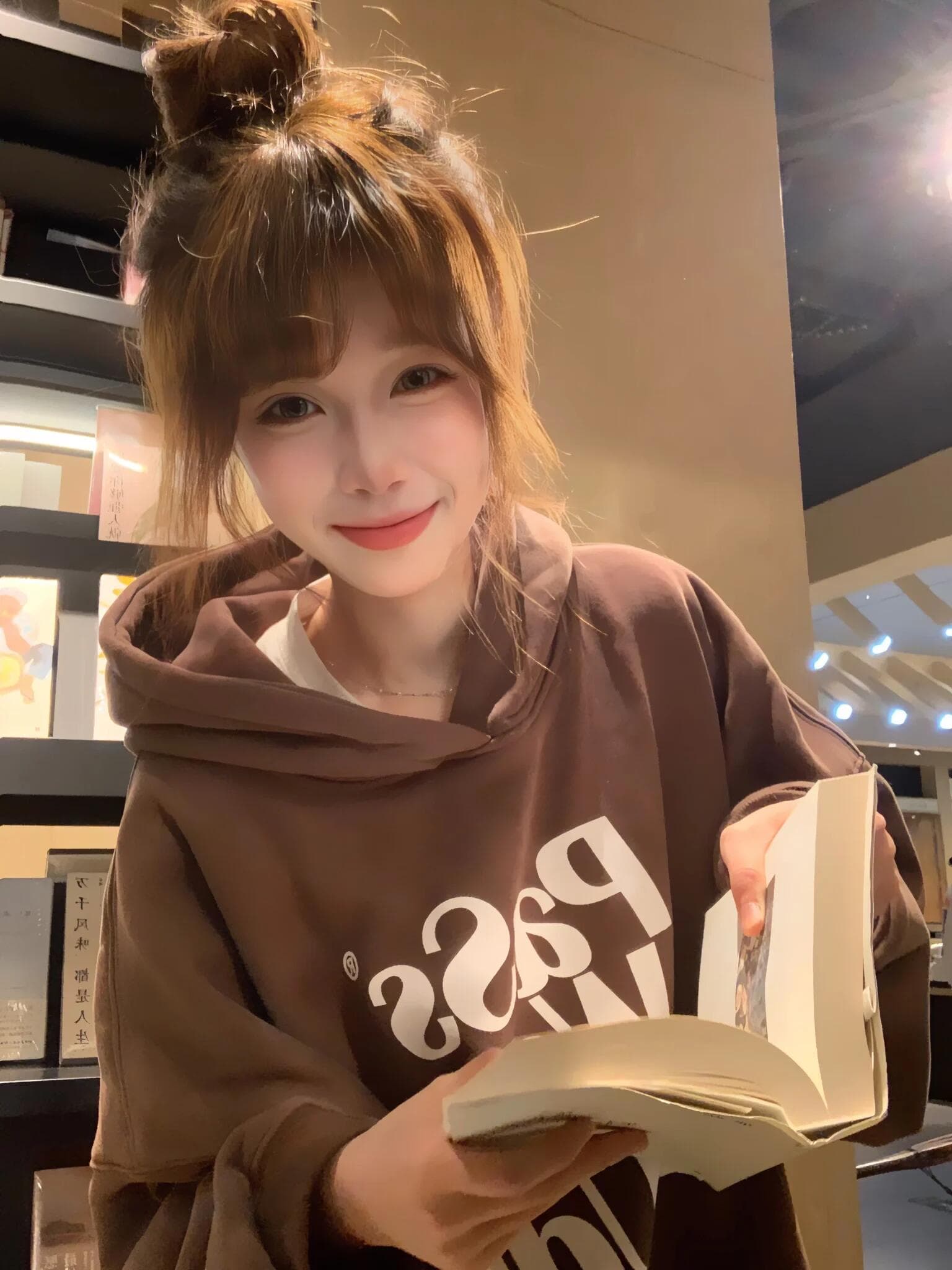 후드 티 스웨터 국가 조수 브랜드 남녀 루즈핏 캐주얼 가을 겨울 재킷 상세 이미지 2