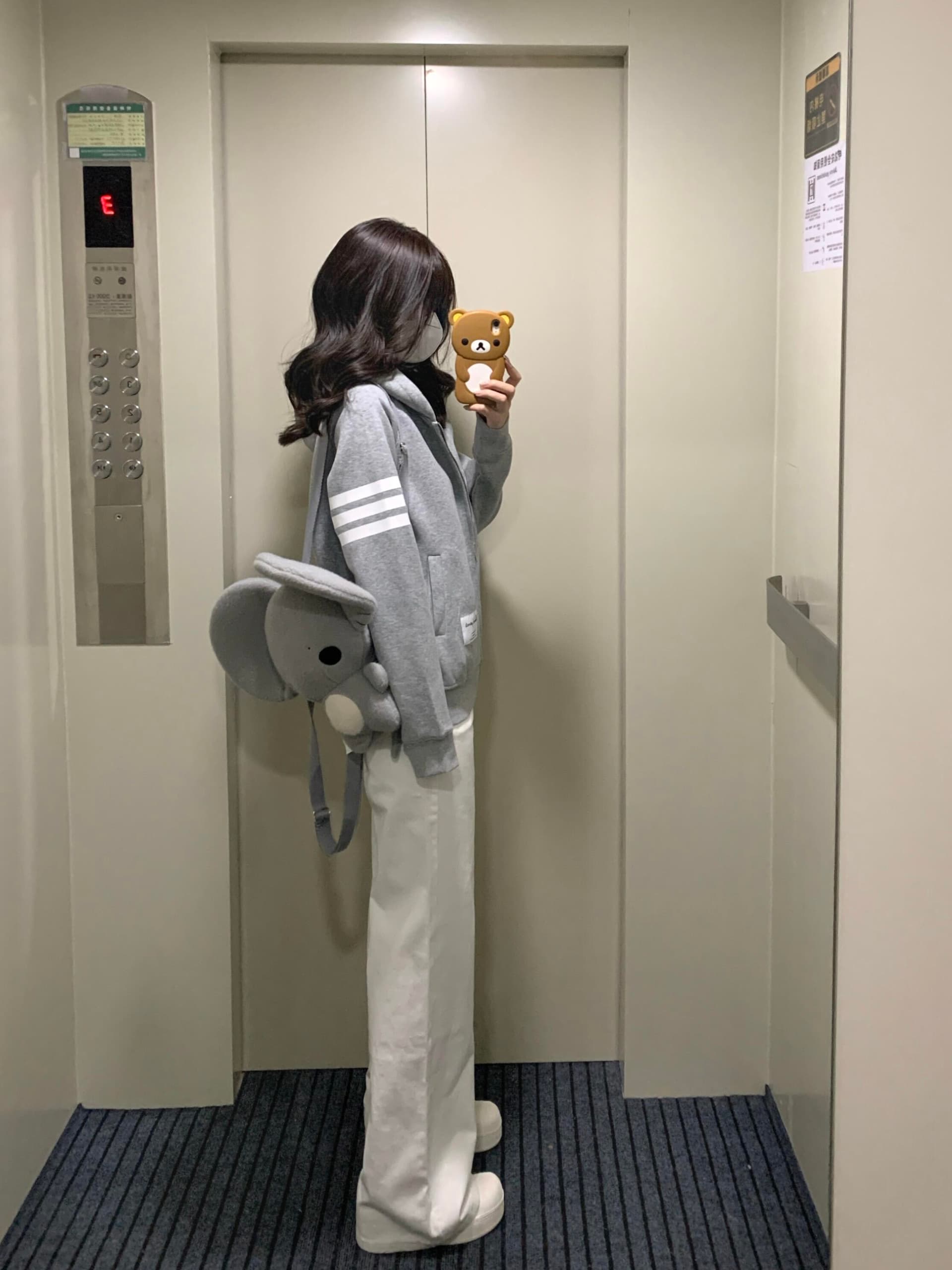 아메리칸 조수 브랜드 스트라이프 후드 회색 후드티 여성 봄 가을 새로운 느긋한 바람 루즈핏 레트로 커플 카디건 코트 이미지 3