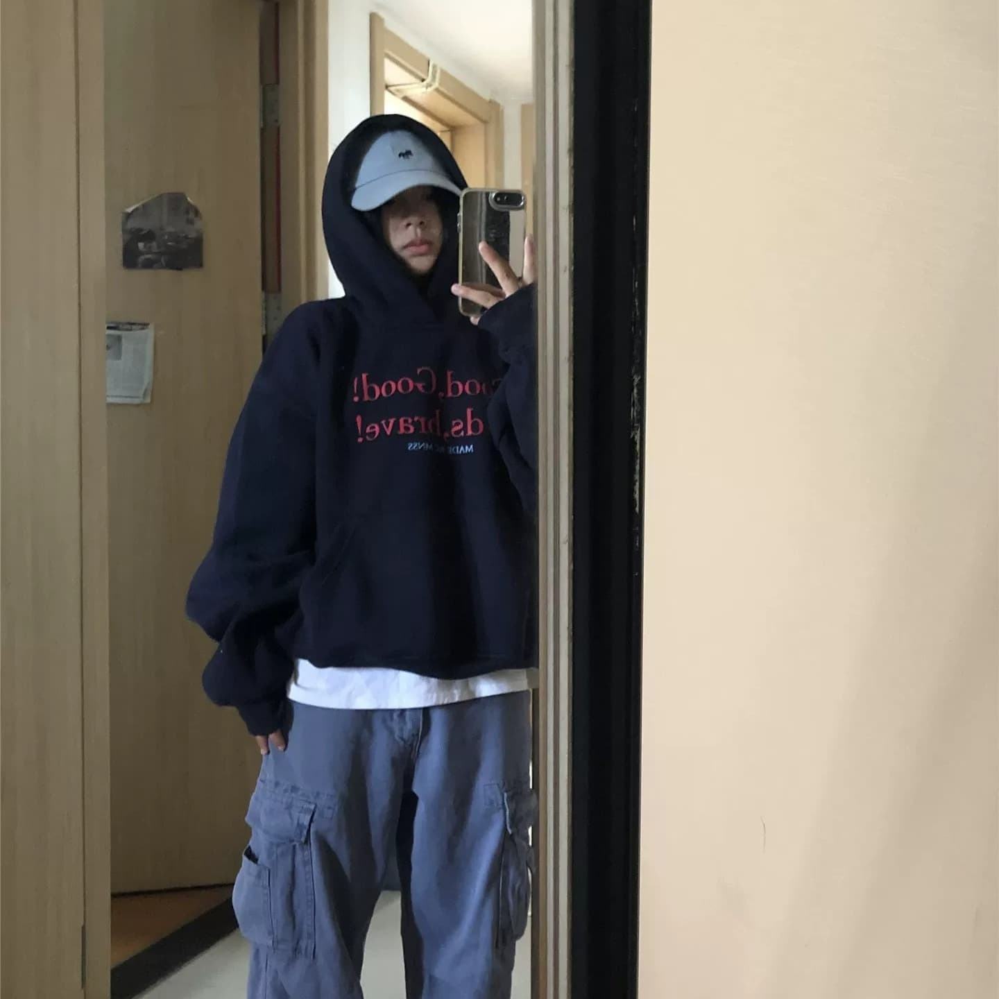 아메리칸 패치워크 후드 알파벳 후드티 여성 이른 가을 루즈핏 얇은 스타일 슬림해 보이는 느긋한 느슨함 센스 다용도 캐주얼 재킷 이미지 5