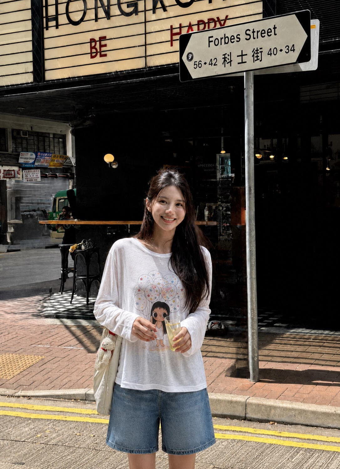 연령 감소 귀여운 학원 스타일 얇은 스타일 마이크로 ~을 통해 자외선 차단 블라우스 여성 긴 소매 루즈핏 라운드 넥 맨위 상세 이미지 3