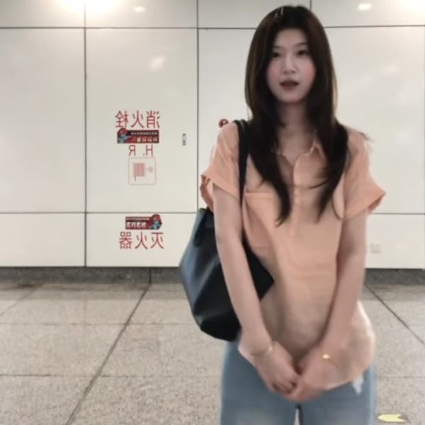 하프 열기 볼륨 측면 허리 수축 반팔 여성 셔츠 새로운 Chic 캐주얼 슬림해 보이는 헨리 칼라 맨위 이미지 3