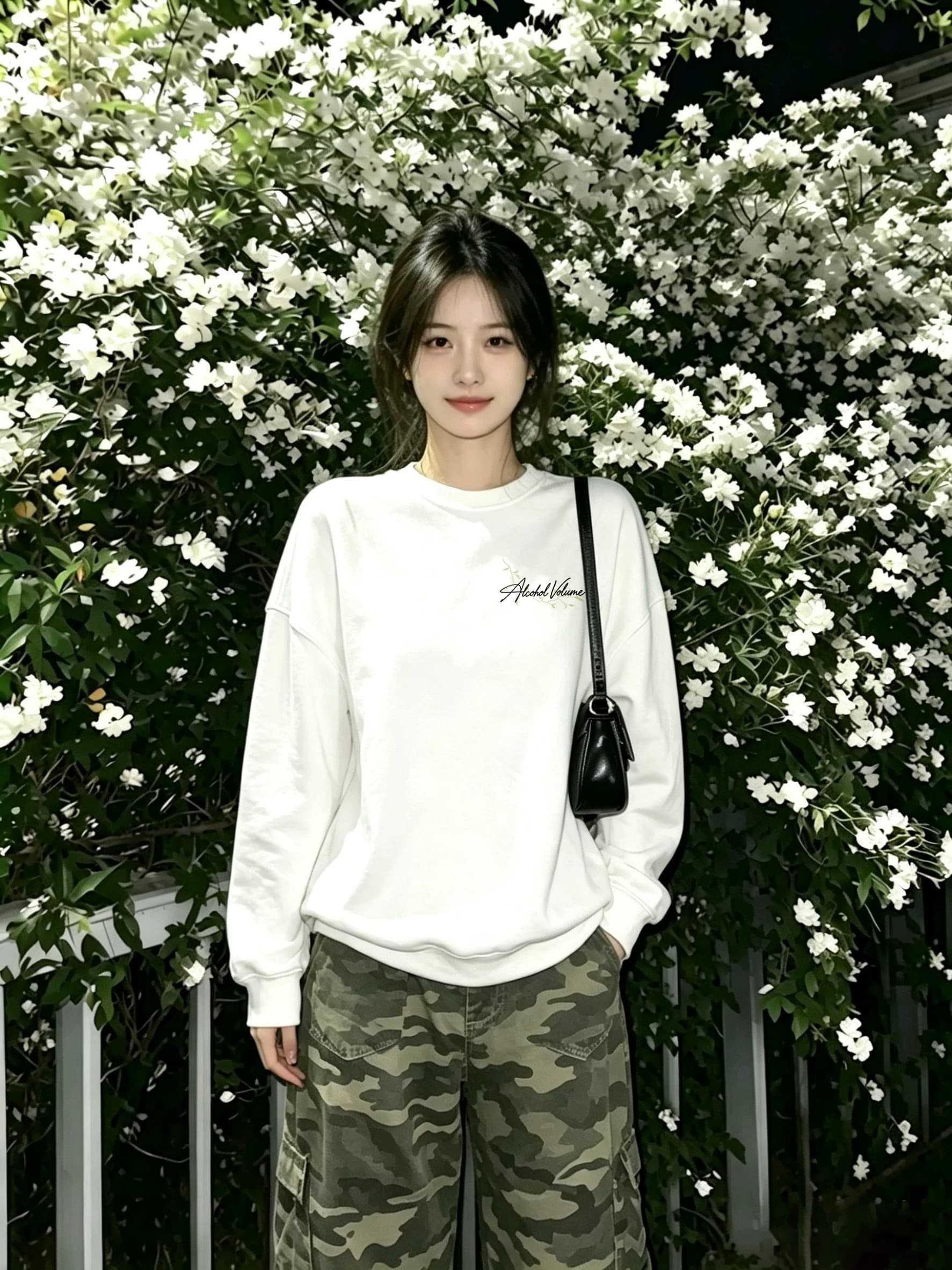 화이트 후드티 2026 새로운 폭발 여성 재킷 아메리칸 봄 가을 겨울 없음 모자 한 부서 느슨함 센스 없음 모자 상세 이미지 5