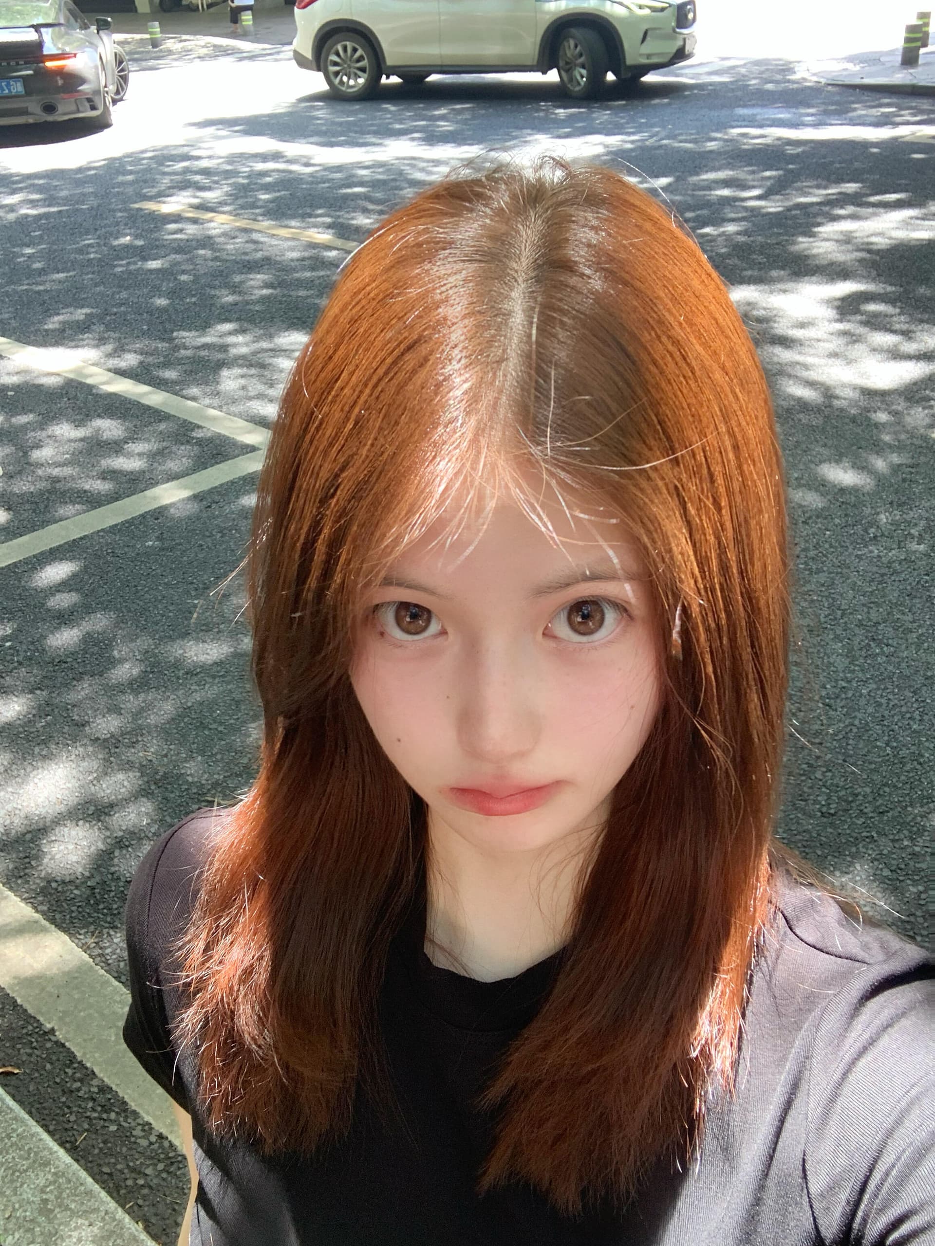 아메리칸 레트로 고양이 조사 프린트 반팔 티셔츠 여성 여름 새로운 몸매 가꾸기 맨위 상세 이미지 5