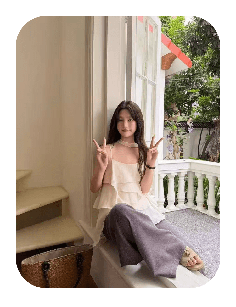 여행 휴가 바람 한 부서 케이크 행침 목 캐미솔 고유 한 디자인 센스 아름다운 다용도 심장 기계 맨위 상세 이미지 1
