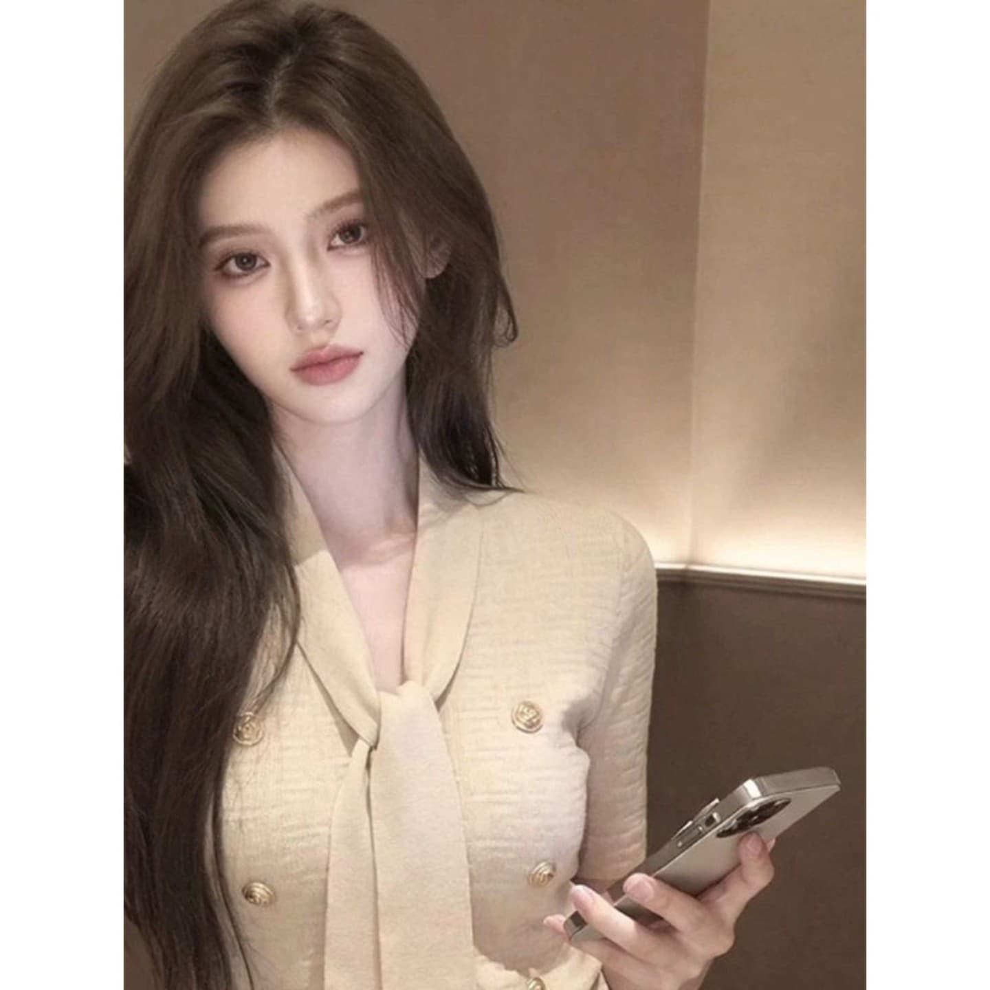 슈퍼 잘 생긴 시간 아직도 느낌 작은 샤넬 스타일 다용도 니트 반팔 티셔츠 여성 여름 몸매 가꾸기 슬림해 보이는 고유 한 외출용 맨위 이미지 5