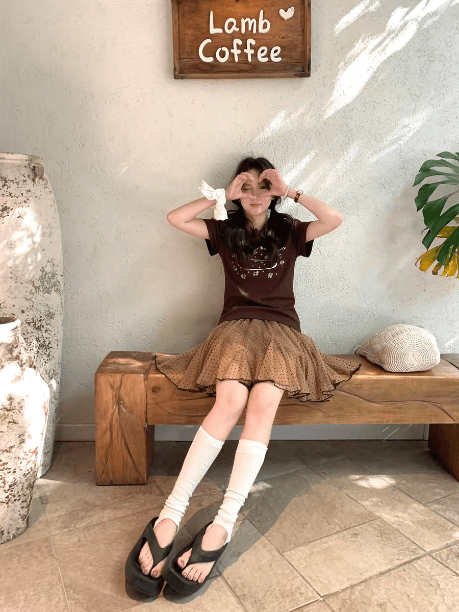 아메리칸 알파벳 프린트 반팔 티셔츠 여성 여름 새로운 몸매 가꾸기 슬림해 보이는 쇼트 스타일 핫걸 맨위 트렌디 상세 이미지 4