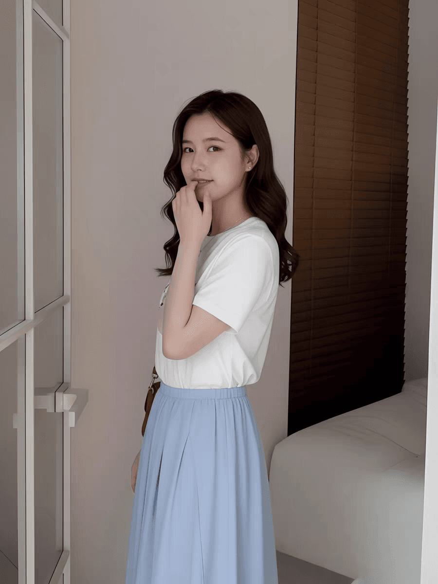 반팔 티셔츠 언더 코트 여성 인사이드 가져 가라. 고급 센스 2026 새로운 여름 루즈핏 슬림해 보이는 알파벳 프린트 셔츠 이미지 3