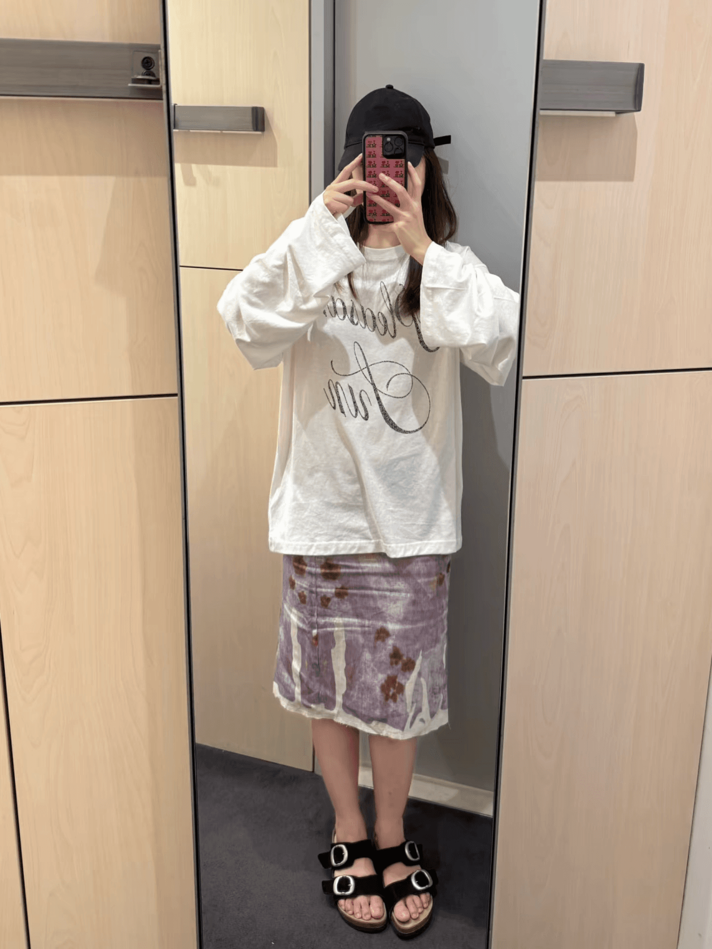 한 부서 알파벳 프린트 얇고 가벼운 ~을 통해 센스 블라우스 긴팔 여성 느긋한 바람 루즈핏 캐주얼 티셔츠 맨위 상세 이미지 3