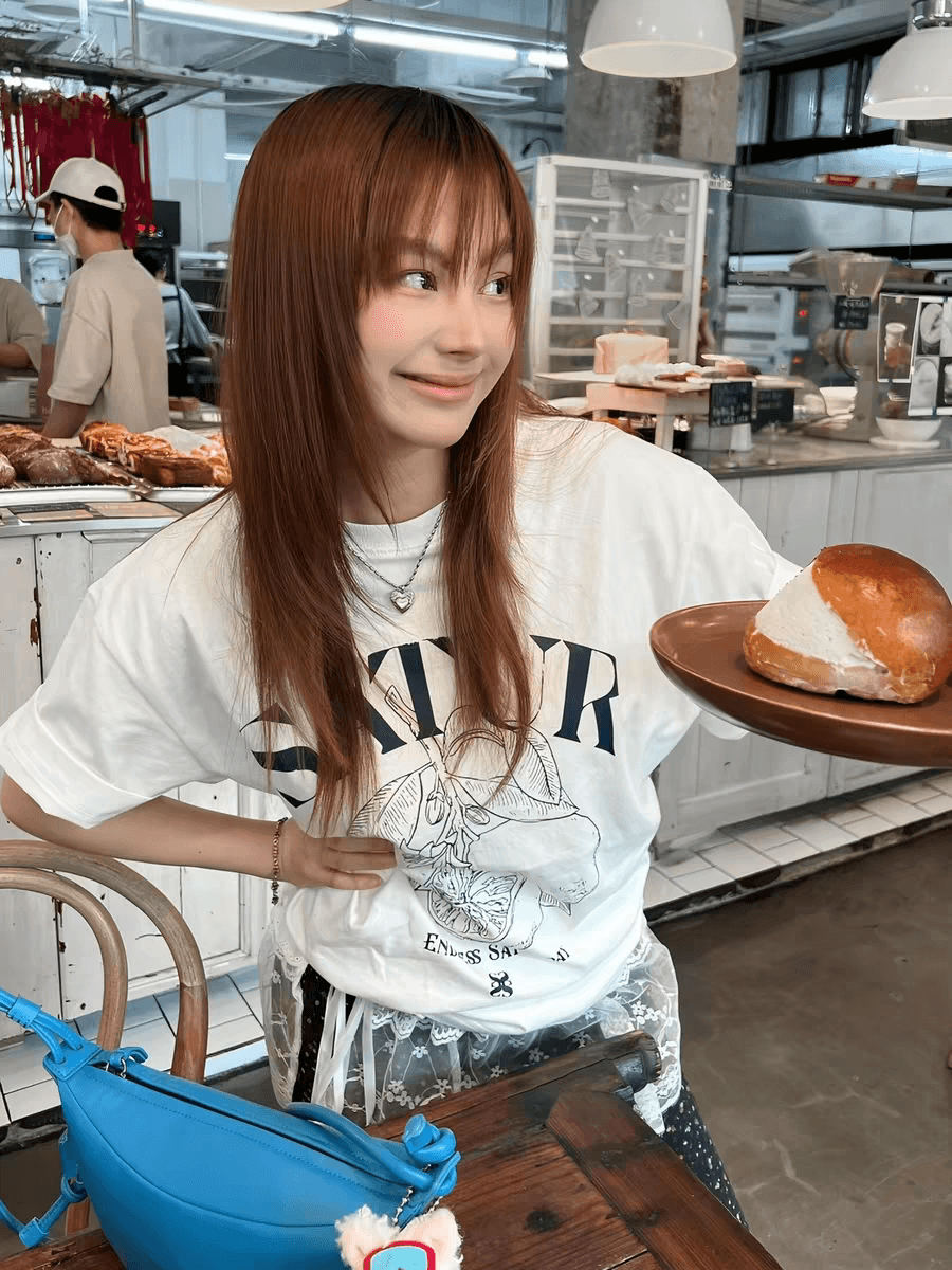 한국 ins 작은 대중 레트로 레몬 프린트 미니멀리즘 캐주얼 다용도 루즈핏 순면 편안함 여름 반팔 티셔츠 여성