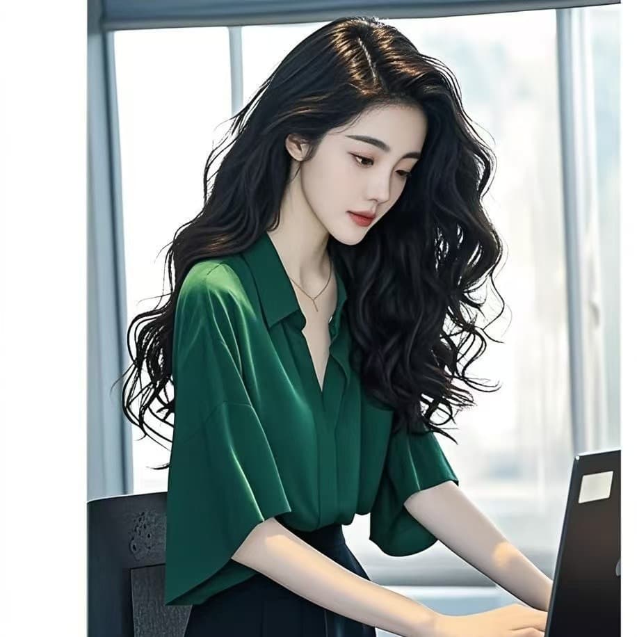 빛 럭셔리 고급 센스 쉬폰 톱 빛 요리 한 바람 프랑스식 작은 대중 아니요 명중 섹션 슬림해 보이는 루즈핏 여성 셔츠 여름 섹션 상세 이미지 2