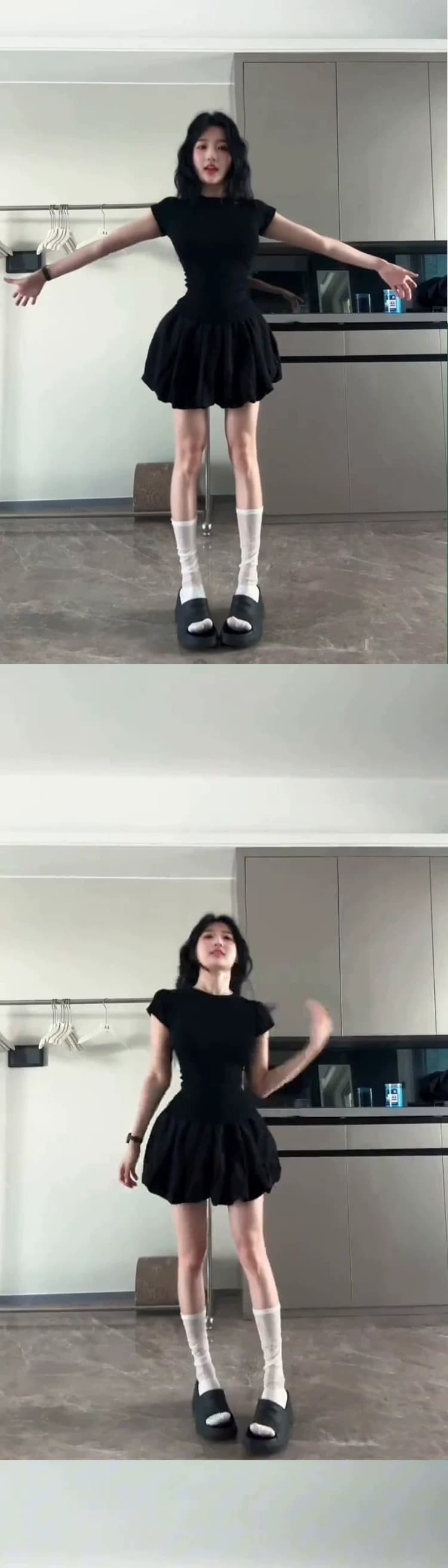 임산부 노출 방지 호박 꽃밭 치마 여름 여성 중간 허리 한 마디 꽃밭 미니 스커트 노출 방지 치마 출산 후 웨어러블 상세 이미지 13