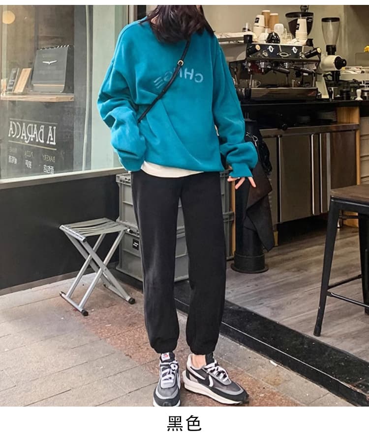 임산부 바지 봄 가을 새로운 외출용 가을 의상 캐주얼 바지 빅 사이즈 운동 바지 임신 초기 레깅스 가을 다용도 상세 이미지 7