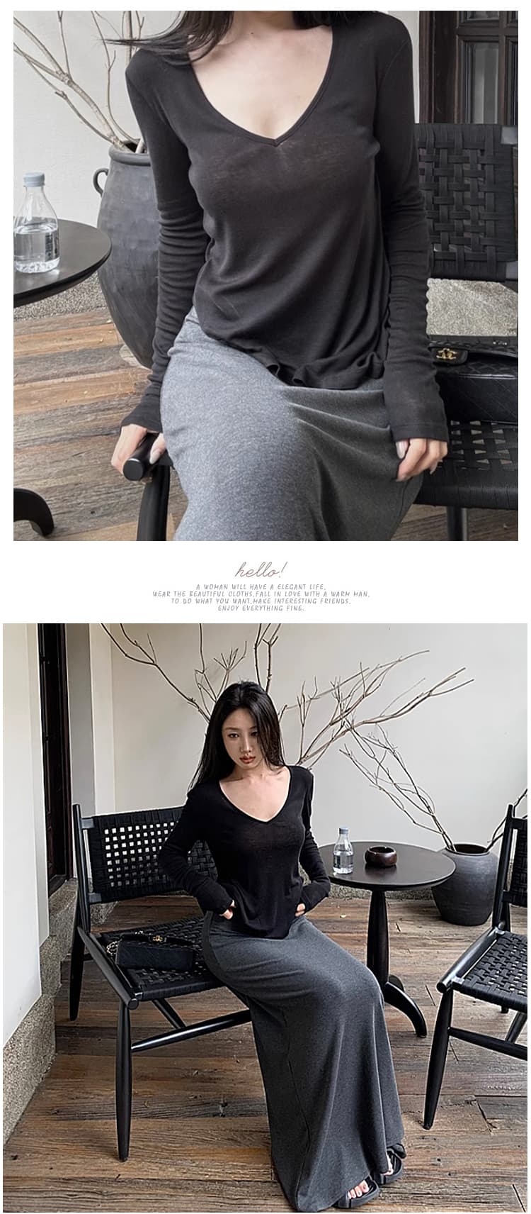 없음 복부 지지 임산부 니트 반신 스커트 아이들 여름 봄 가을 작은 키 임신 기간 회색 슬림해 보이는 스트레이트 타이트 스커트 상세 이미지 15