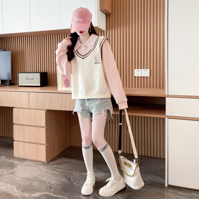 실사 이후 패키지 칼라 털이 있고 두꺼운 자카드 복합 한국 스타일 겨울 긴팔 재킷 후드티 여성 디자인 센스 맨위 상세 이미지 14