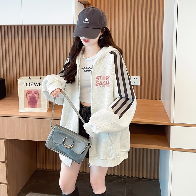 순수한 Mianhua 면 복잡한 금사 벨벳 420g 2025 겨울 털이 있고 두꺼운 후드 야구 외투 상세 이미지 19