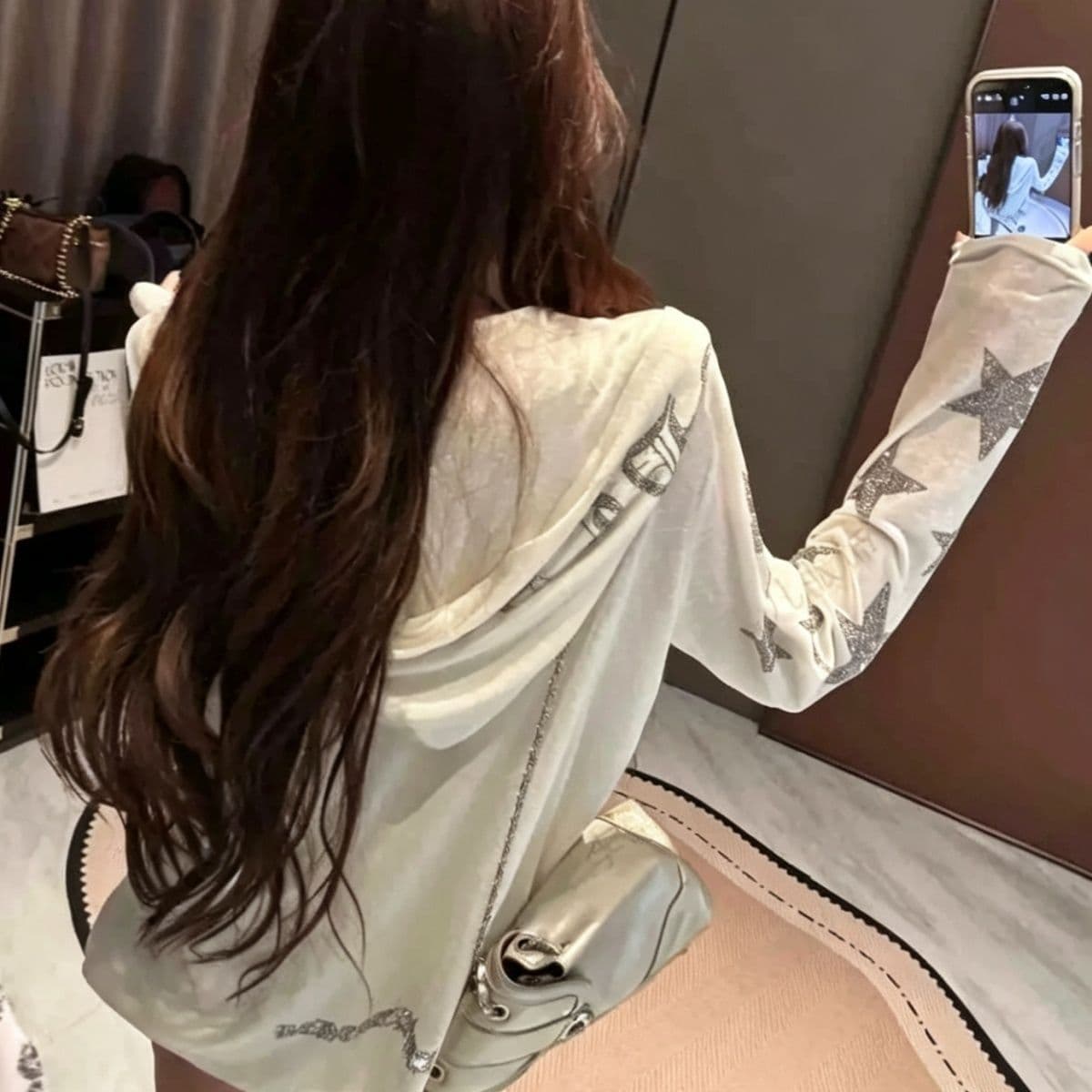 압력 훈련 백금 지퍼 광저우 눈꽃 면 자외선 차단 블라우스 여성 이미지 2